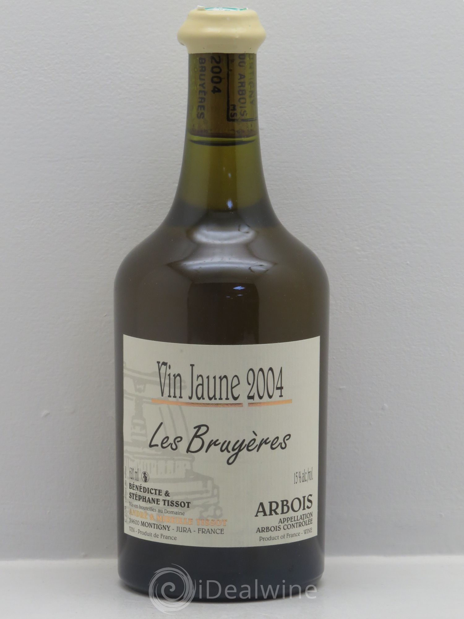 Arbois Vin Jaune Les Bruyères - Stéphane Tissot 2004 - Posten von 1 Flasche - 0