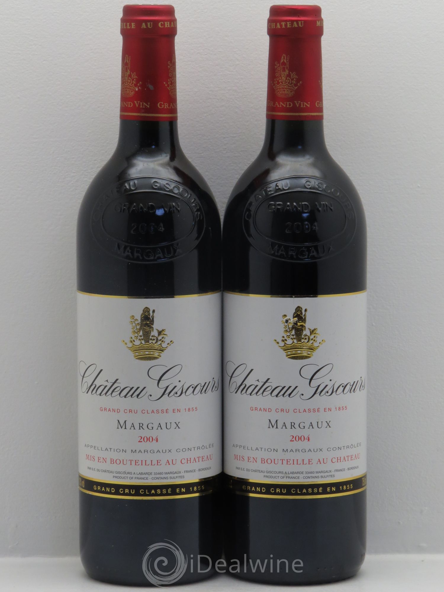 Château Giscours 3ème Grand Cru Classé 2004 - Lot de 2 bouteilles - 0