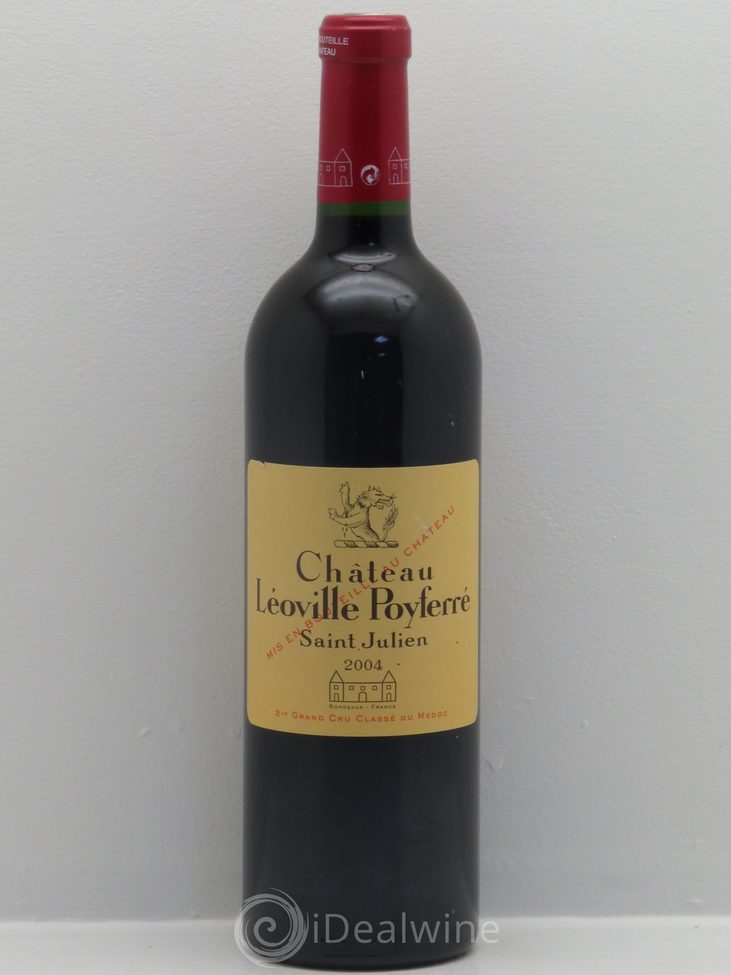 Château Léoville Poyferré 2ème Grand Cru Classé 2004 - Lot de 1 bouteille - 0