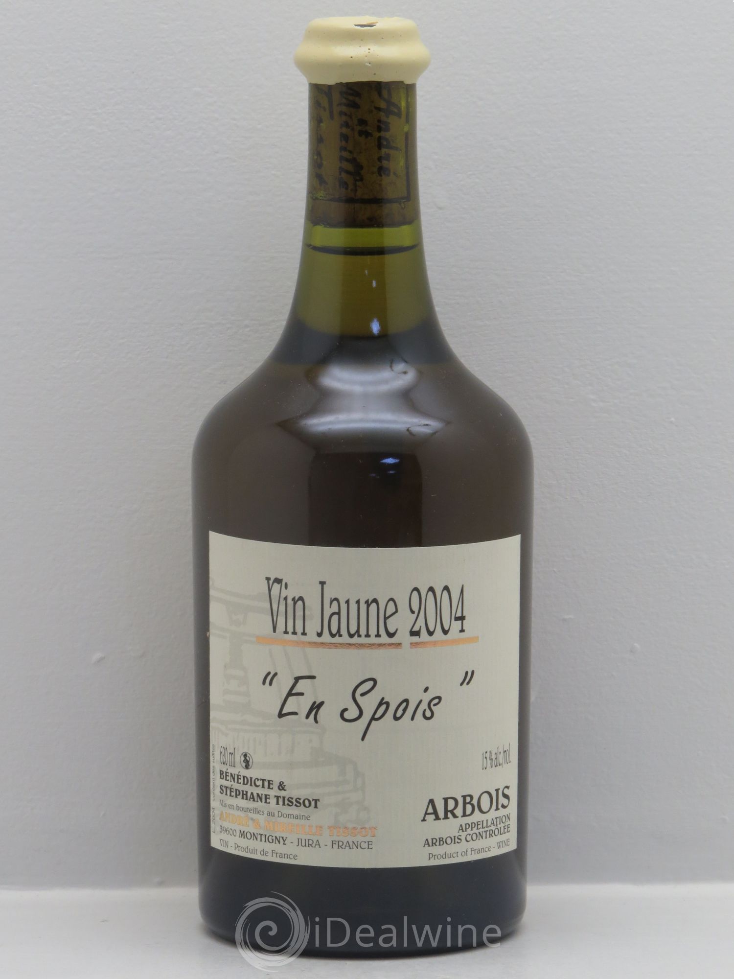 Arbois Vin Jaune En Spois - Tissot 2004 - Posten von 1 Flasche - 0