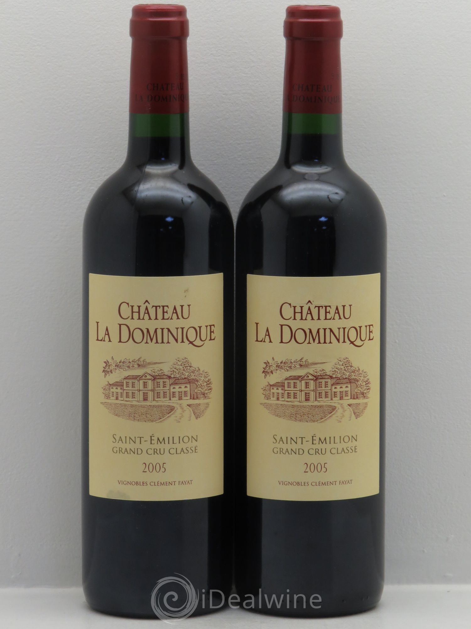 Château la Dominique Grand Cru Classé 2005 - Lot de 2 bouteilles - 0