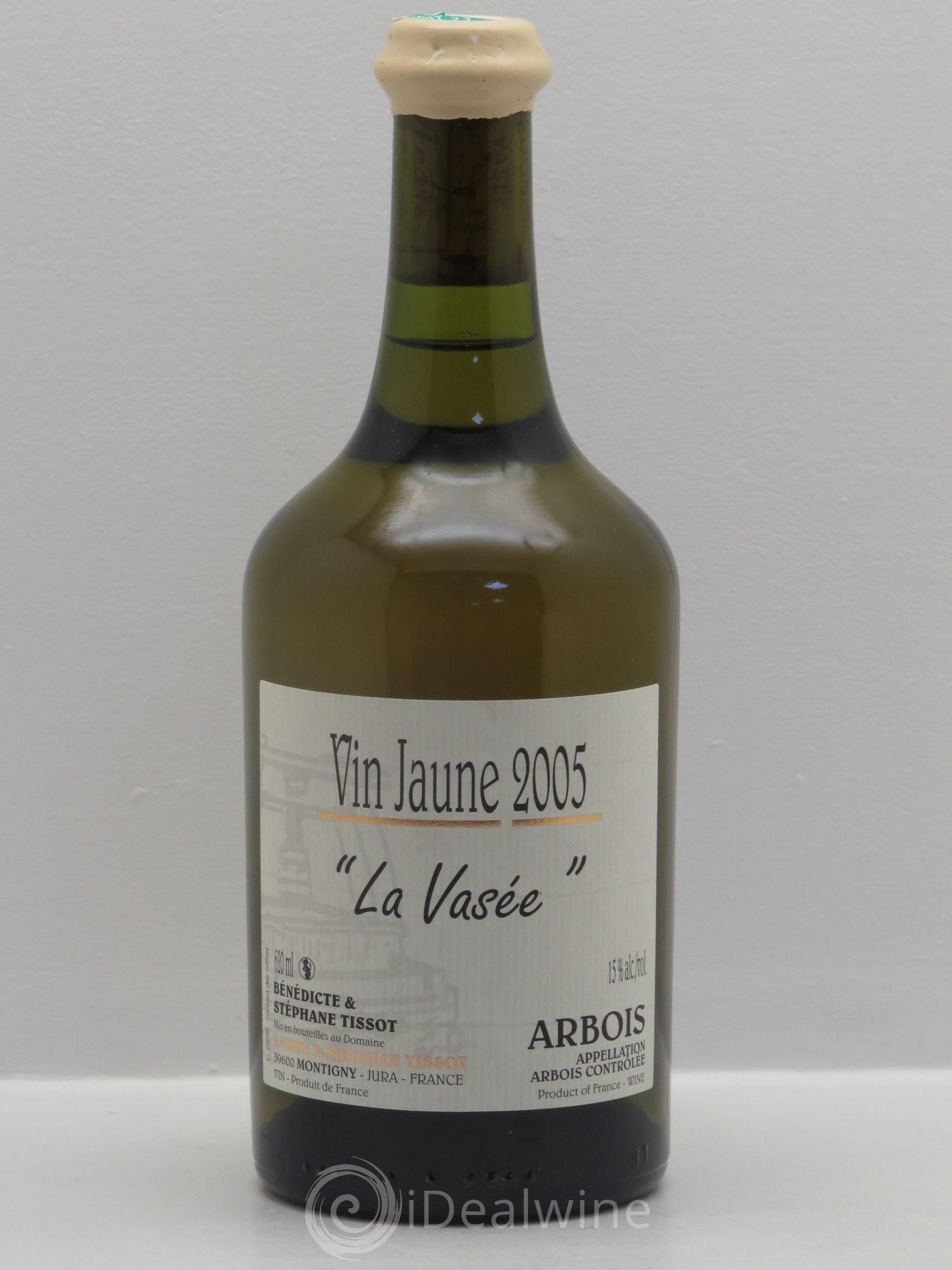 Arbois Vin jaune La Vasée Bénédicte et Stéphane Tissot 2005 - Lot de 1 bouteille - 0