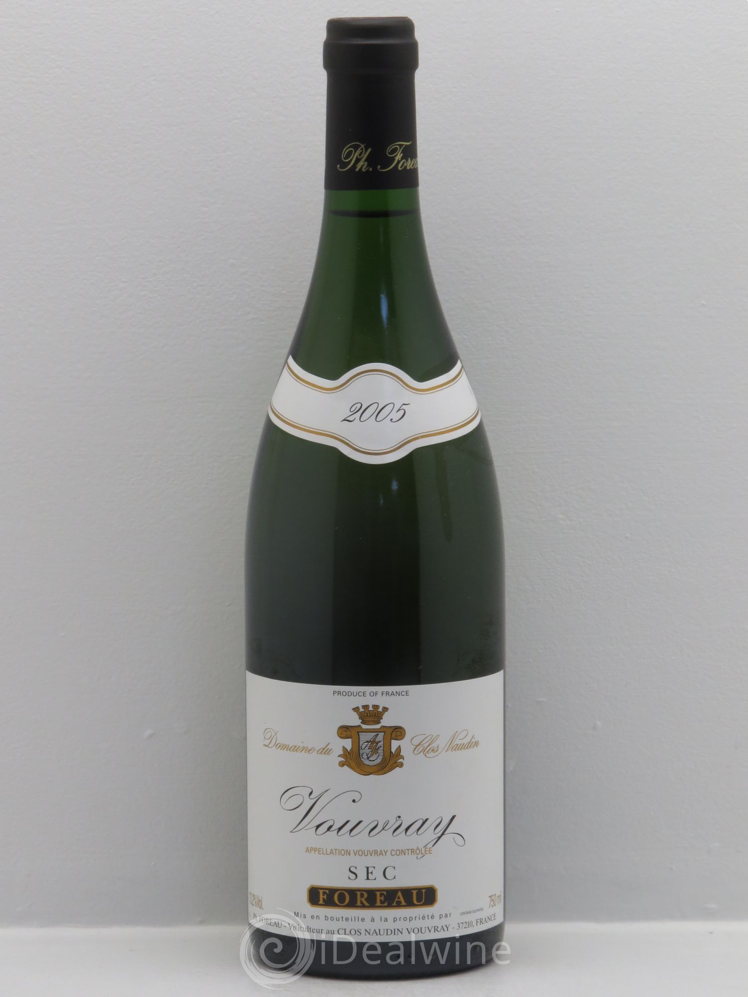 Vouvray Sec Clos Naudin - Philippe Foreau 2005 - Lot de 1 bouteille - 0