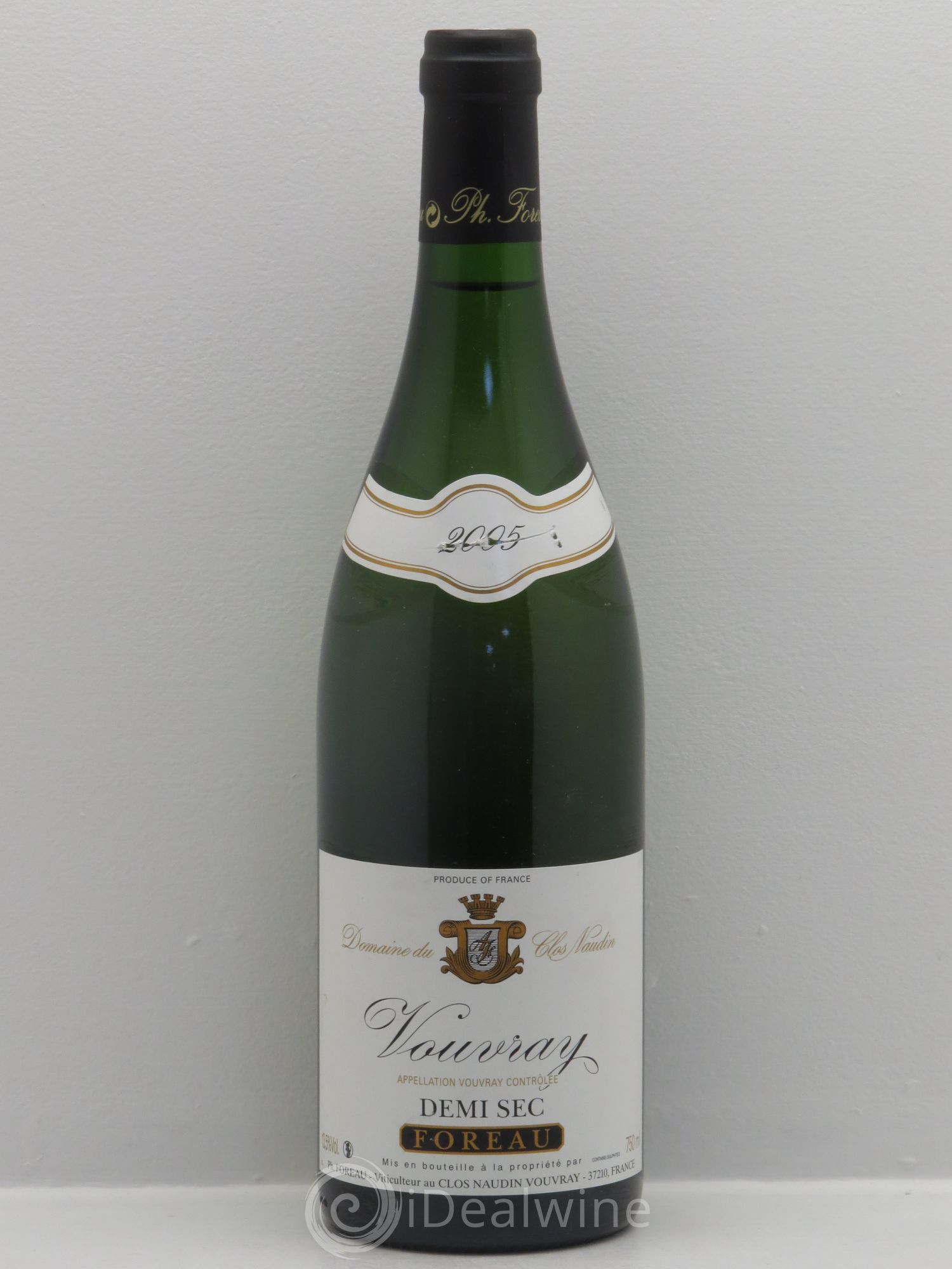 Vouvray Demi-Sec Clos Naudin - Philippe Foreau 2005 - Lot de 1 bouteille - 0