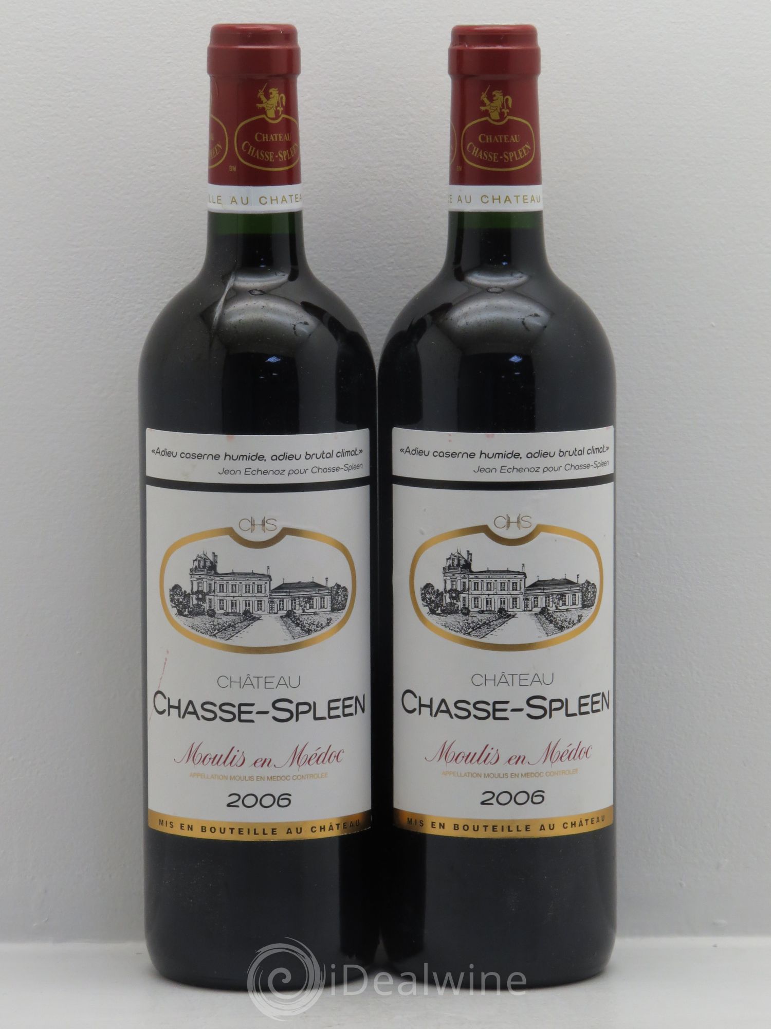 Château Chasse Spleen 2006 - Lot de 2 bouteilles - 0