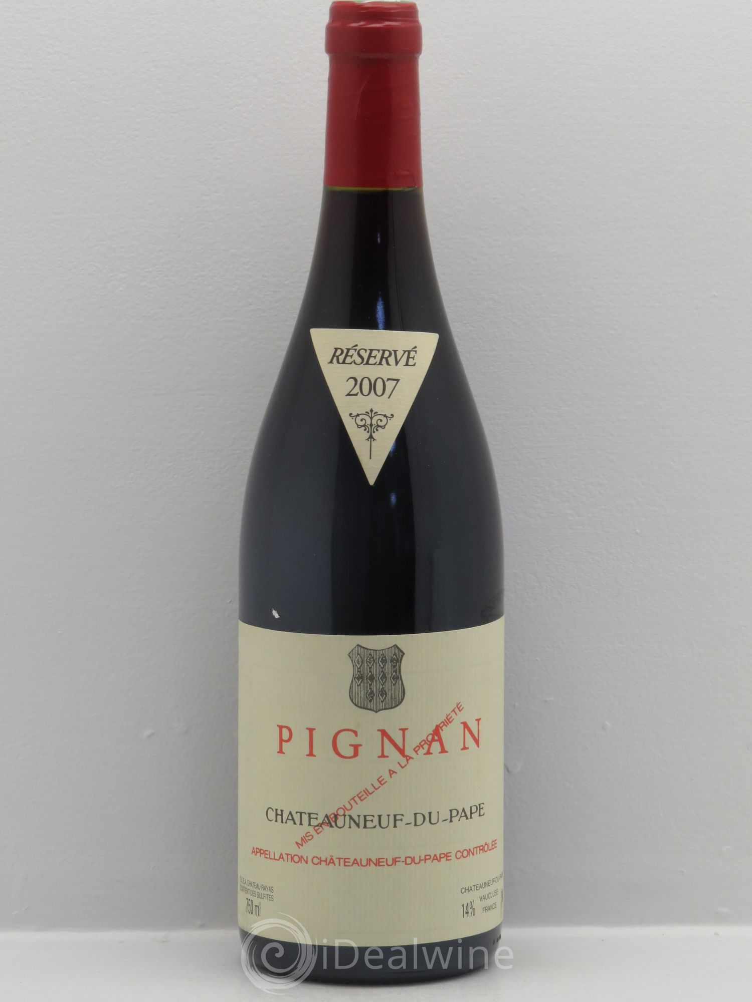 Châteauneuf-du-Pape Pignan Emmanuel Reynaud 2007 - Lot de 1 bouteille - 0
