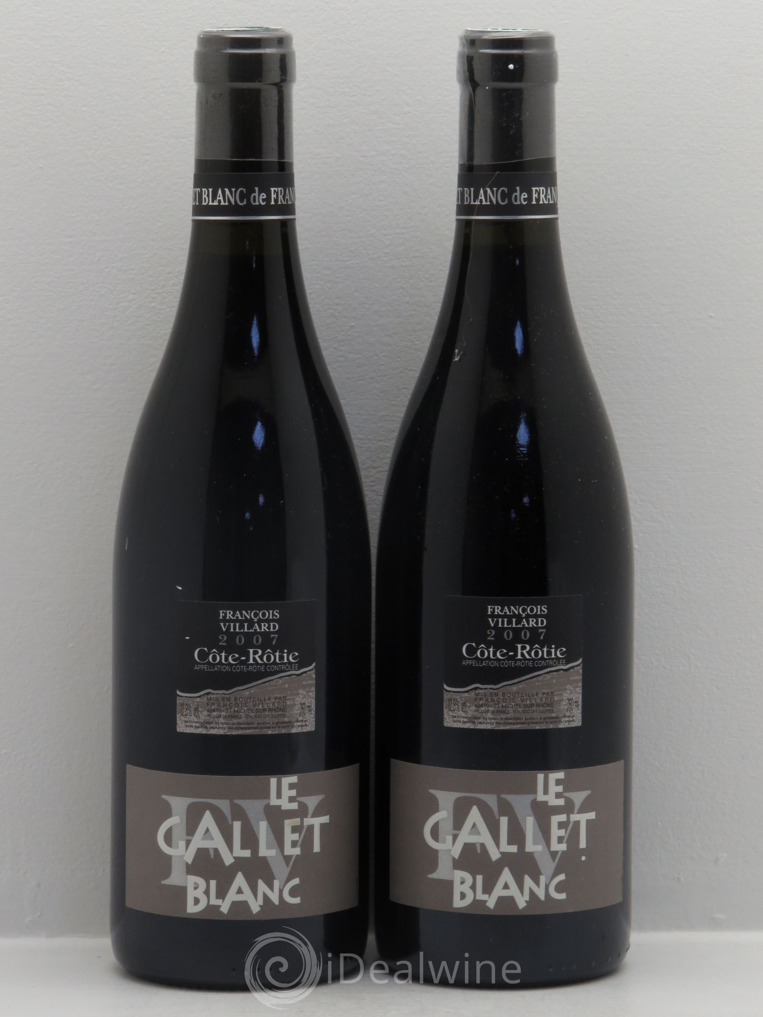 Côte-Rôtie Le Gallet Blanc François Villard 2007 - Lot de 2 bouteilles - 0