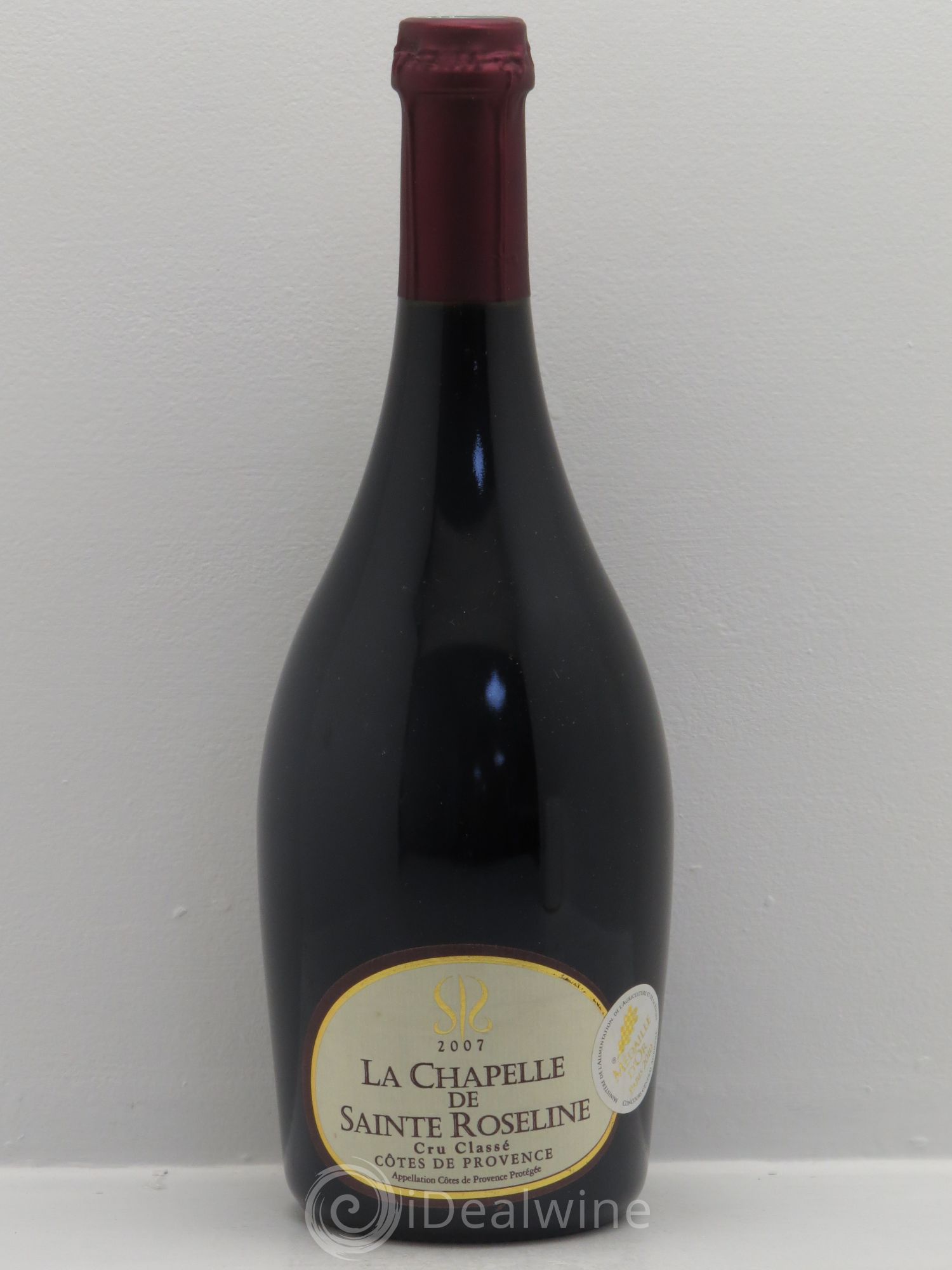 Côtes de Provence La Chapelle Sainte Roseline 2007 - Posten von 1 Flasche - 0