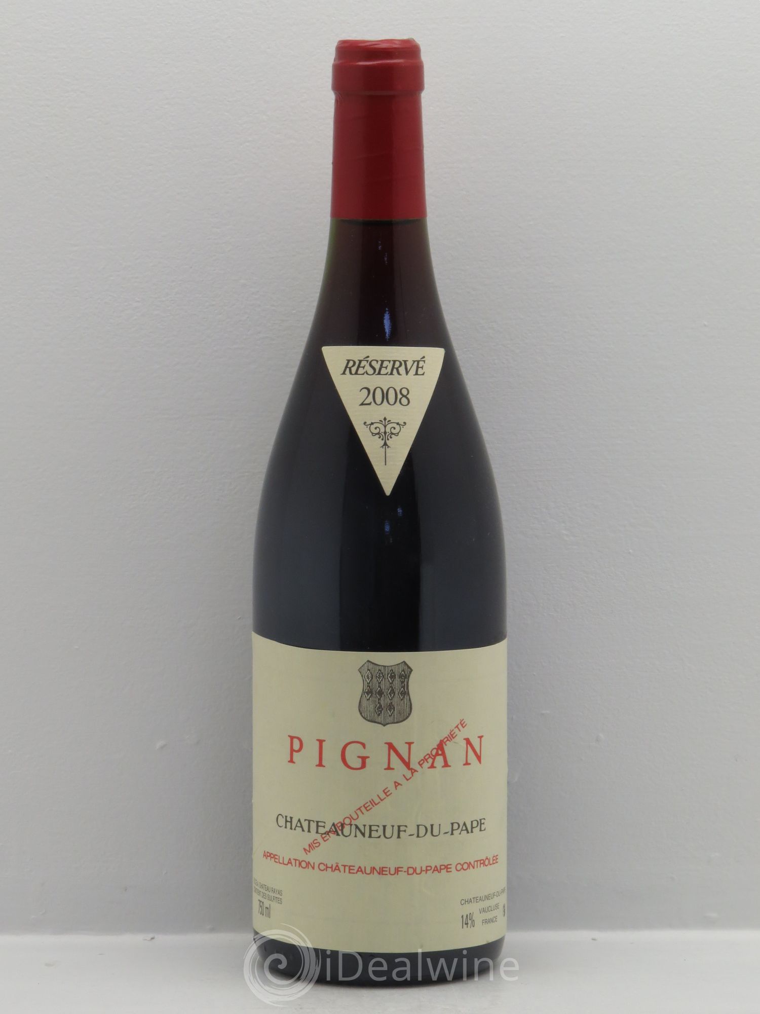 Châteauneuf-du-Pape Pignan Emmanuel Reynaud Réserve 2008 - Lot de 1 bouteille - 0