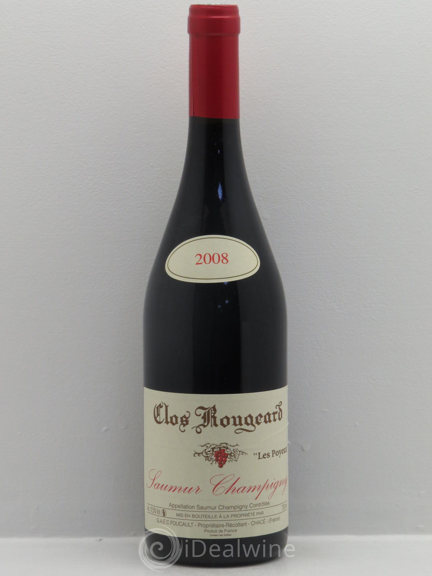 Saumur-Champigny Les Poyeux Clos Rougeard 2008 - Lot de 1 bouteille - 0
