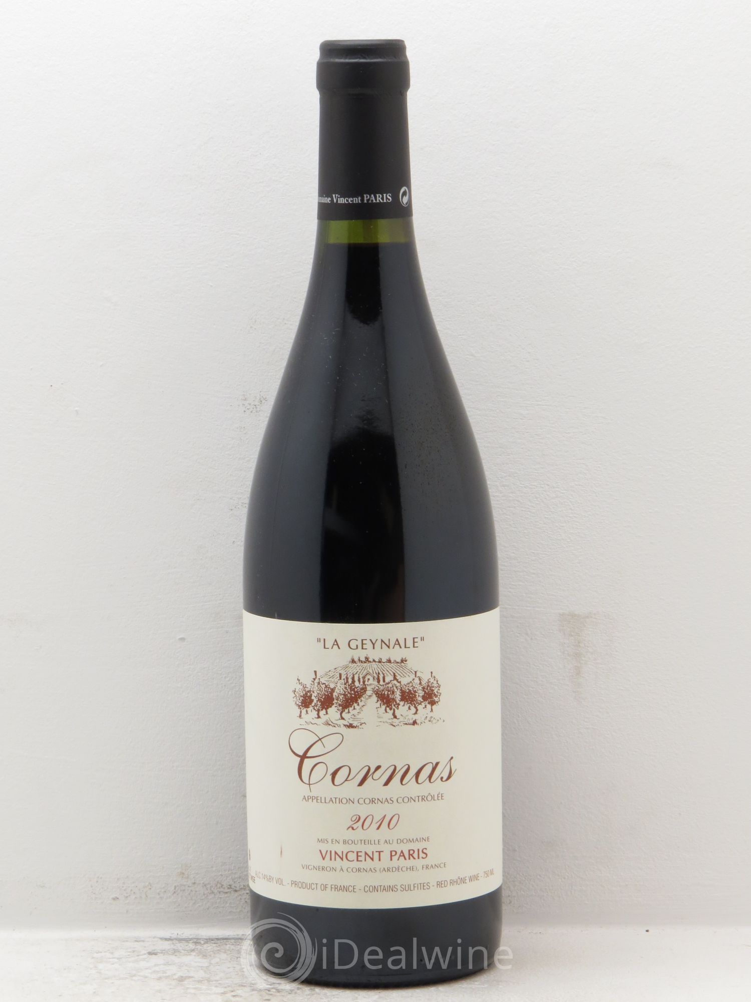 Cornas La Geynale Vincent Paris 2010 - Lot de 1 bouteille - 0