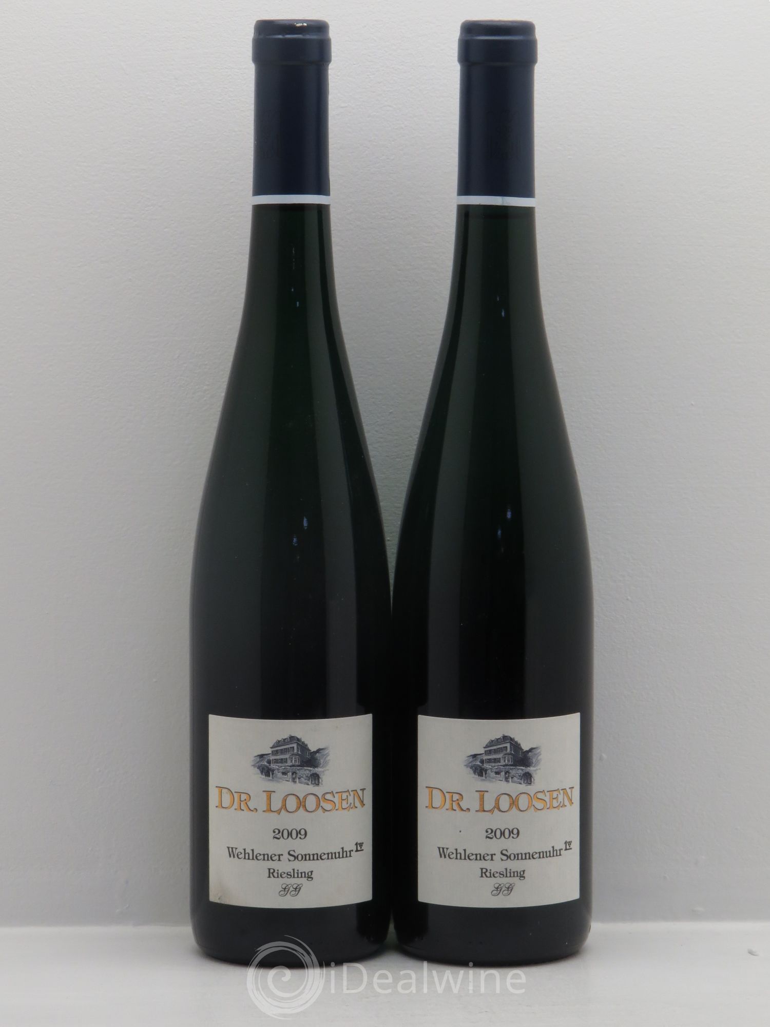 Riesling Mosel Wehlener Sonnenuhr Trocken Dr.Loosen 2009 - Lotto di 2 bottiglie - 0