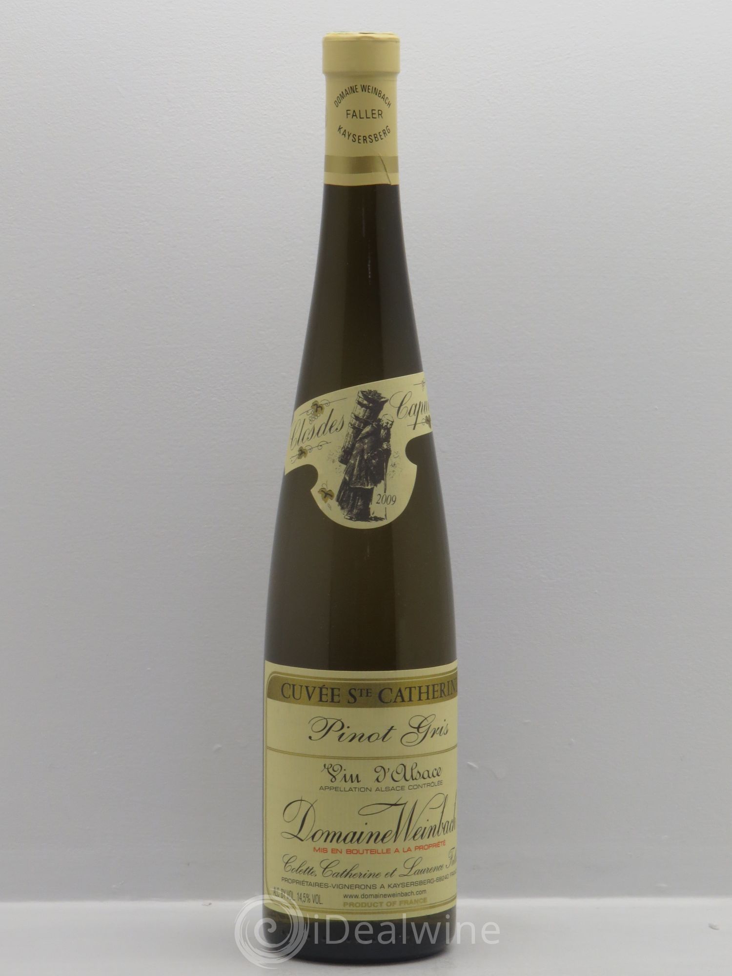 Alsace Pinot Gris Cuvée Sainte Catherine Weinbach (Domaine) Clos des Capucins 2009 - Lot de 1 bouteille - 0