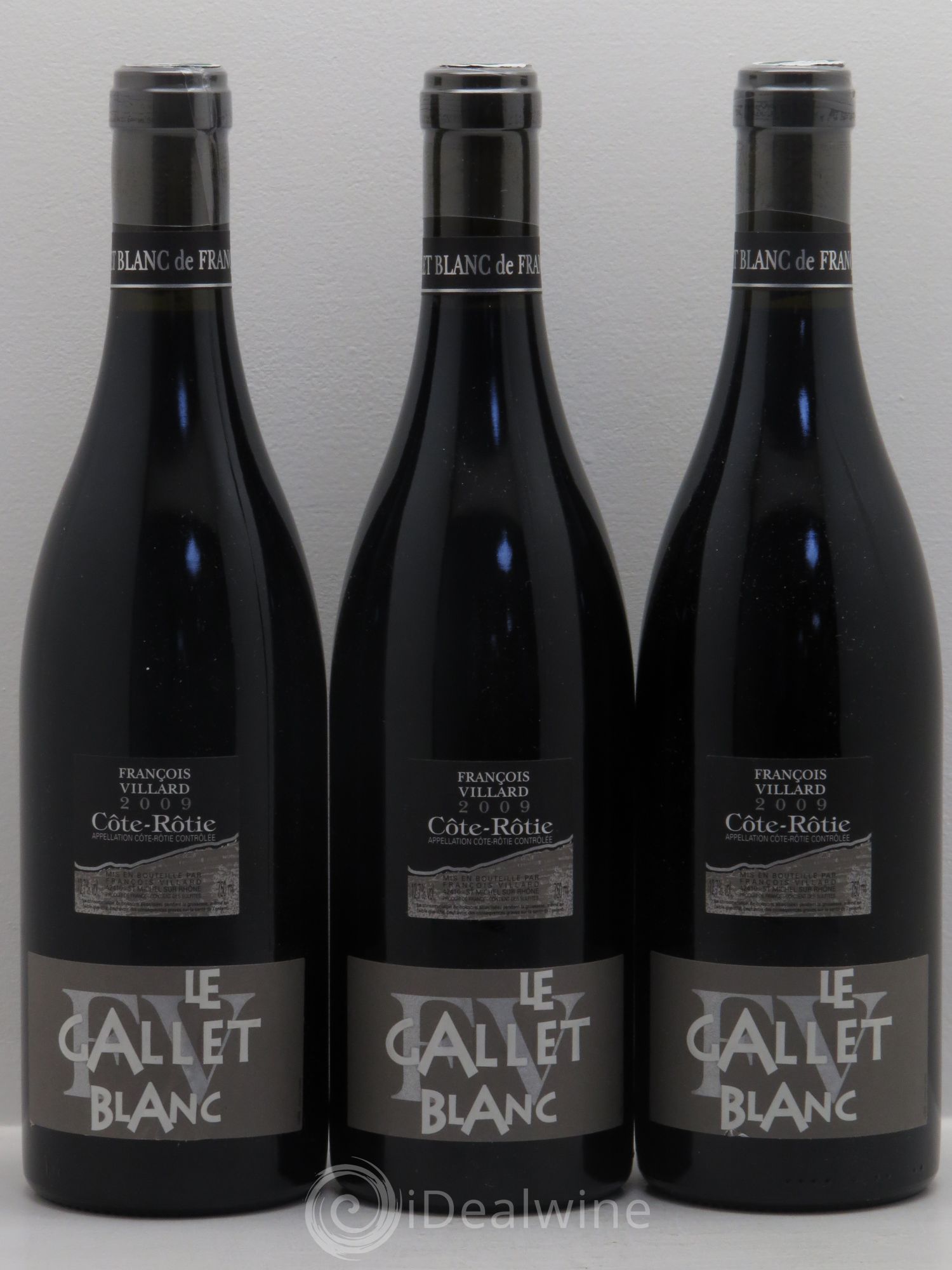 Côte-Rôtie Le Gallet Blanc François Villard 2009 - Lot de 3 bouteilles - 0