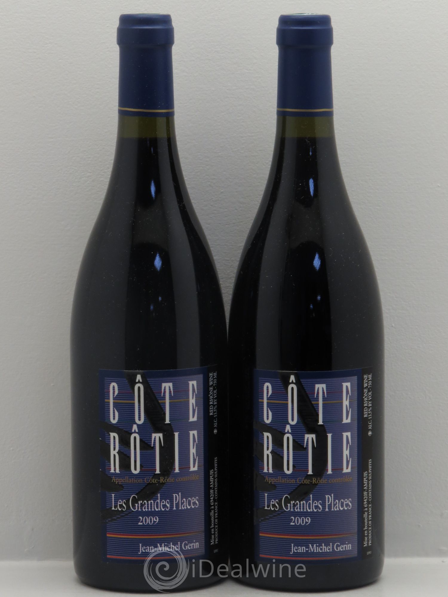 Côte-Rôtie Les Grandes Places Jean-Michel Gerin 2009 - Lot de 2 bouteilles - 0