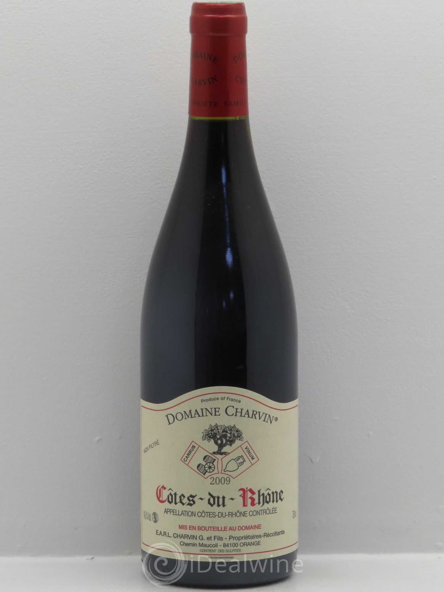 Côtes-du-Rhône Charvin (Domaine) 2009 - Lot de 1 bouteille - 0