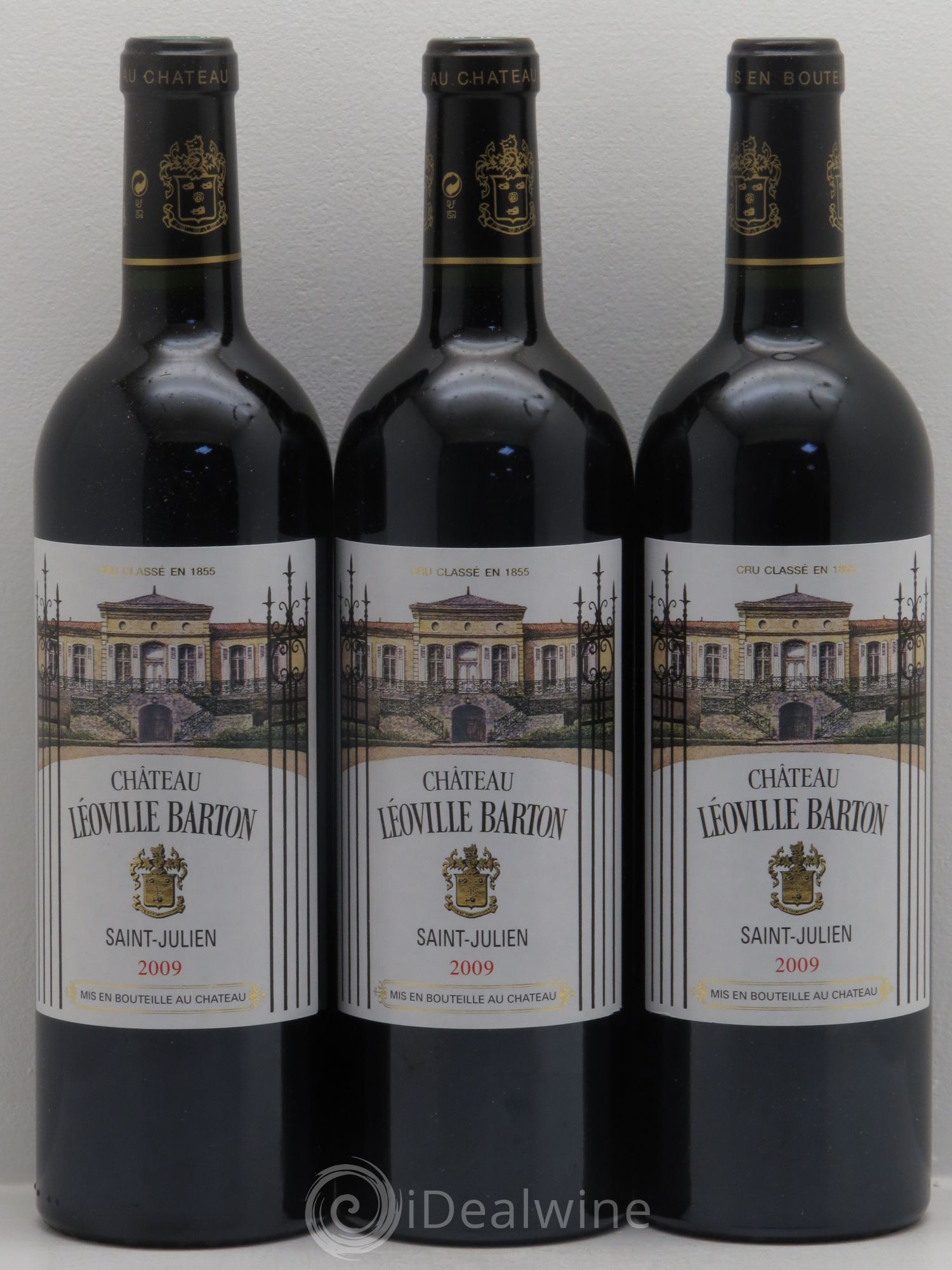 Château Léoville Barton 2ème Grand Cru Classé 2009 - Lot de 3 bouteilles - 0