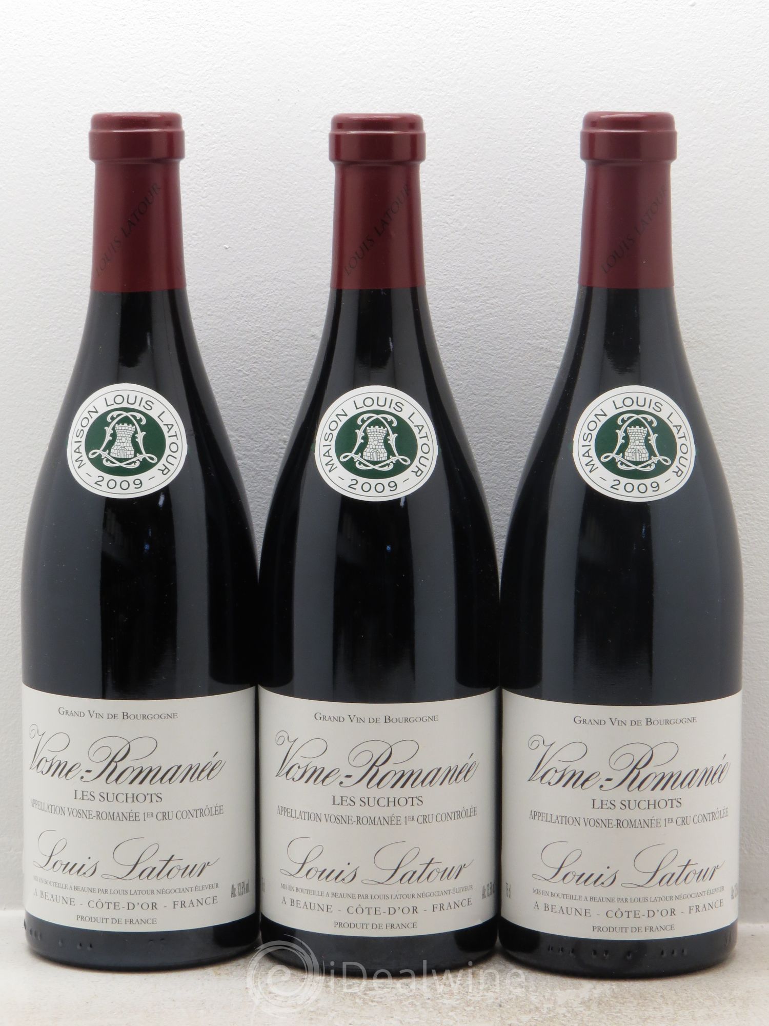 Vosne-Romanée 1er Cru Domaine Louis Latour 2009 - Lot de 3 bouteilles - 0