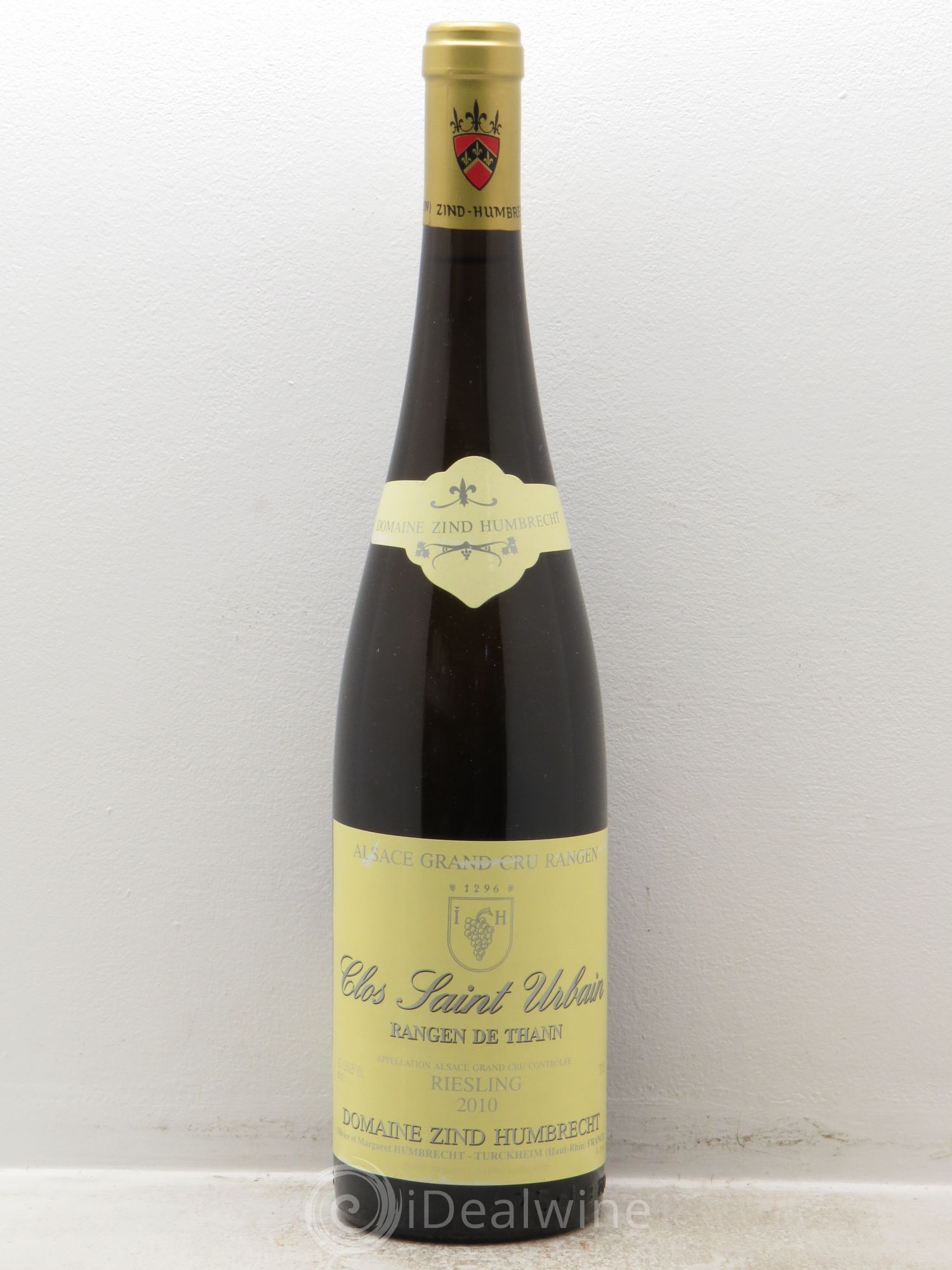 Alsace Riesling Grand Cru Rangen de Thann Clos Saint Urbain Zind-Humbrecht (Domaine) 2010 - Posten von 1 Flasche - 0
