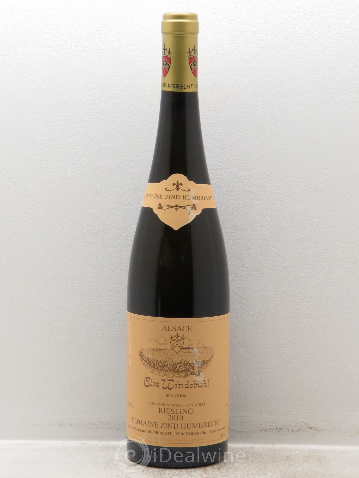 Alsace Riesling Clos Windsbuhl Zind-Humbrecht (Domaine) Huhawihr 2010 - Posten von 1 Flasche - 0