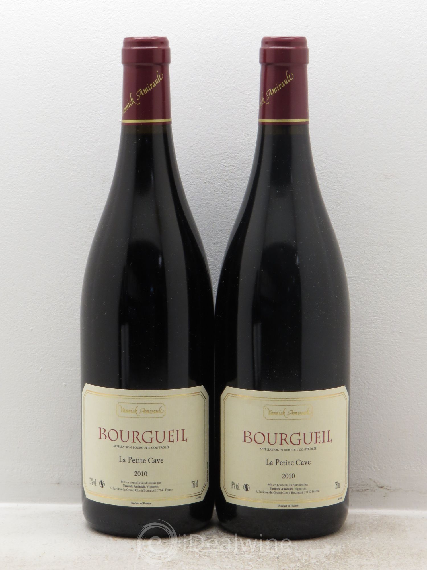 Bourgueil Petite cave Yannick Amirault (Domaine) 2010 - Lot de 2 bouteilles - 0