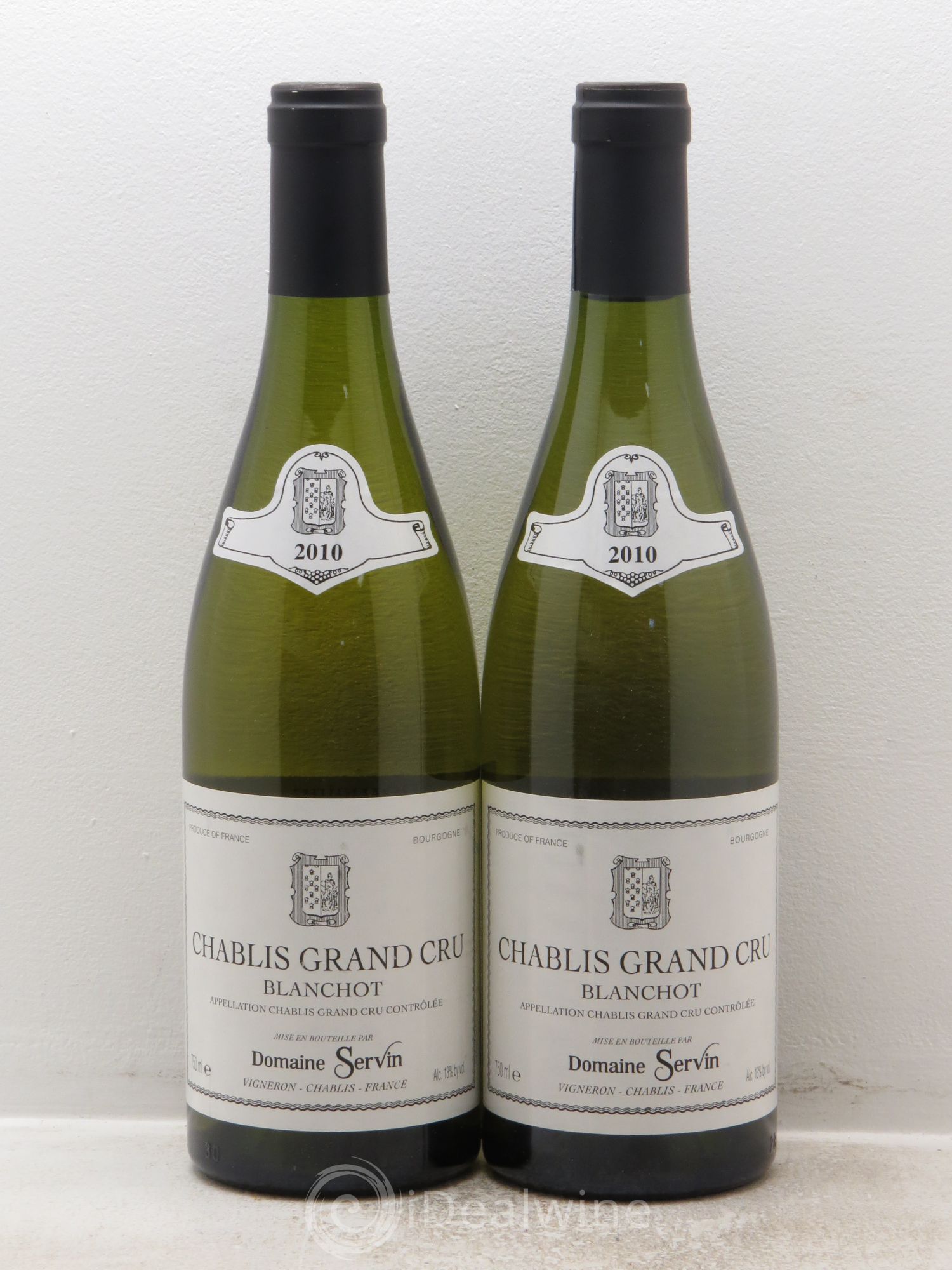 Chablis Grand Cru Domaine Servin 2010 - Posten von 2 Flaschen - 0