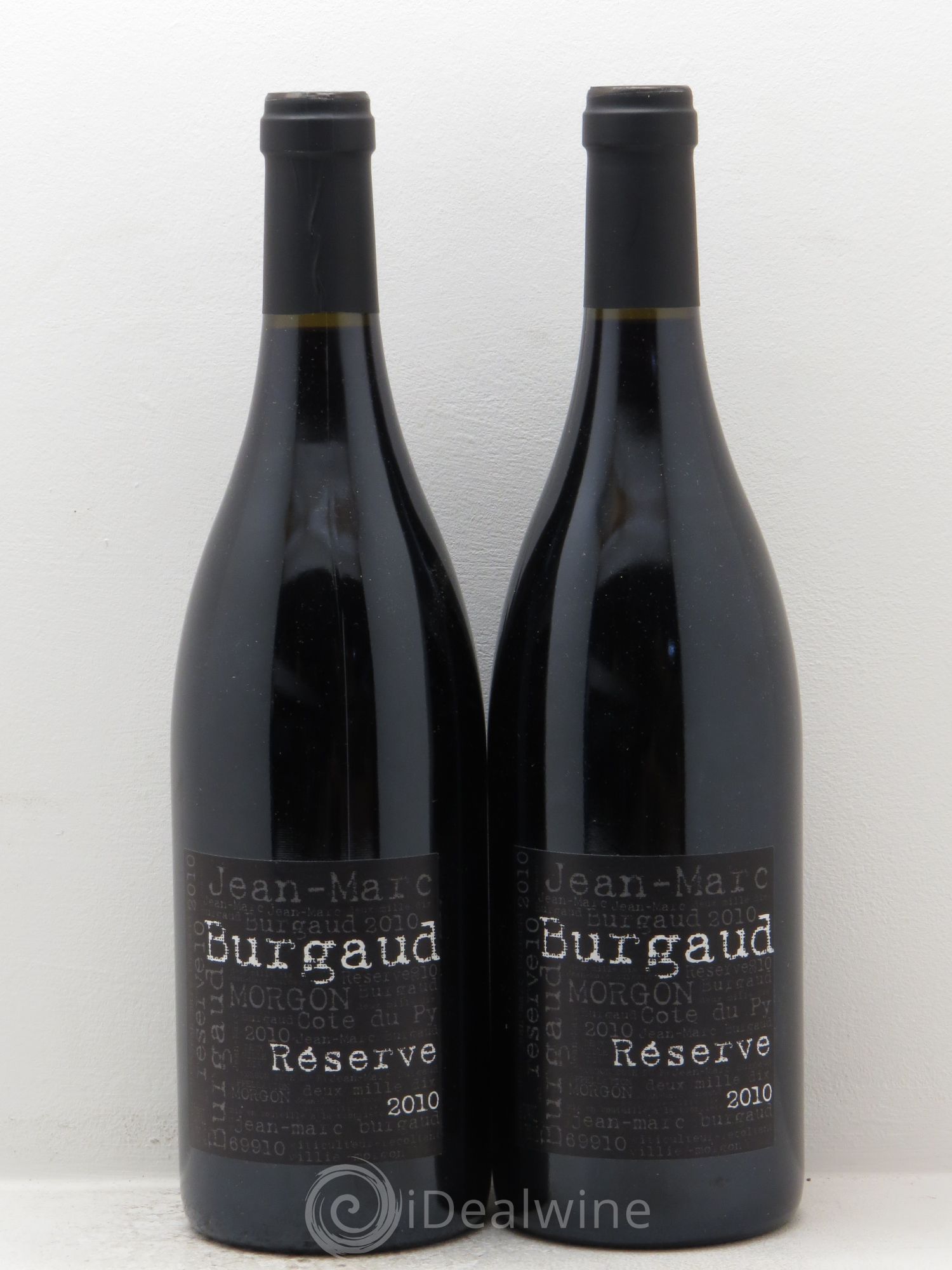 Morgon Côte du Py Réserve Jean-Marc Burgaud (Domaine) 2010 - Lot de 2 bouteilles - 0