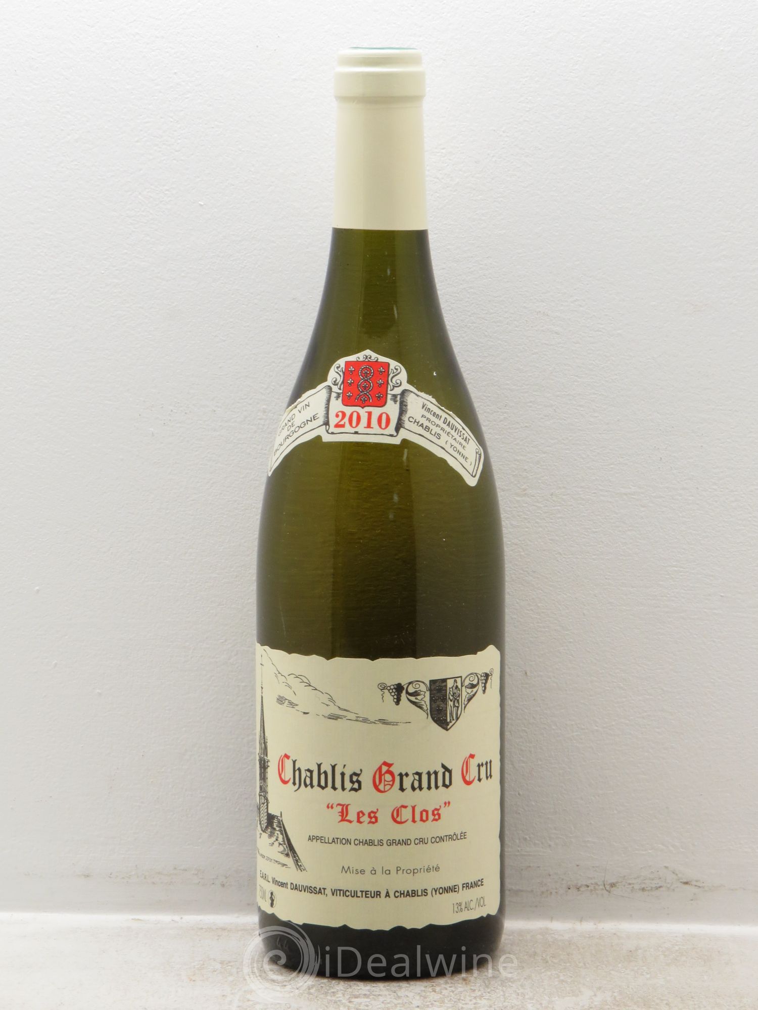 Chablis Grand Cru Les Clos Vincent Dauvissat (Domaine) 2010 - Lot de 1 bouteille - 0