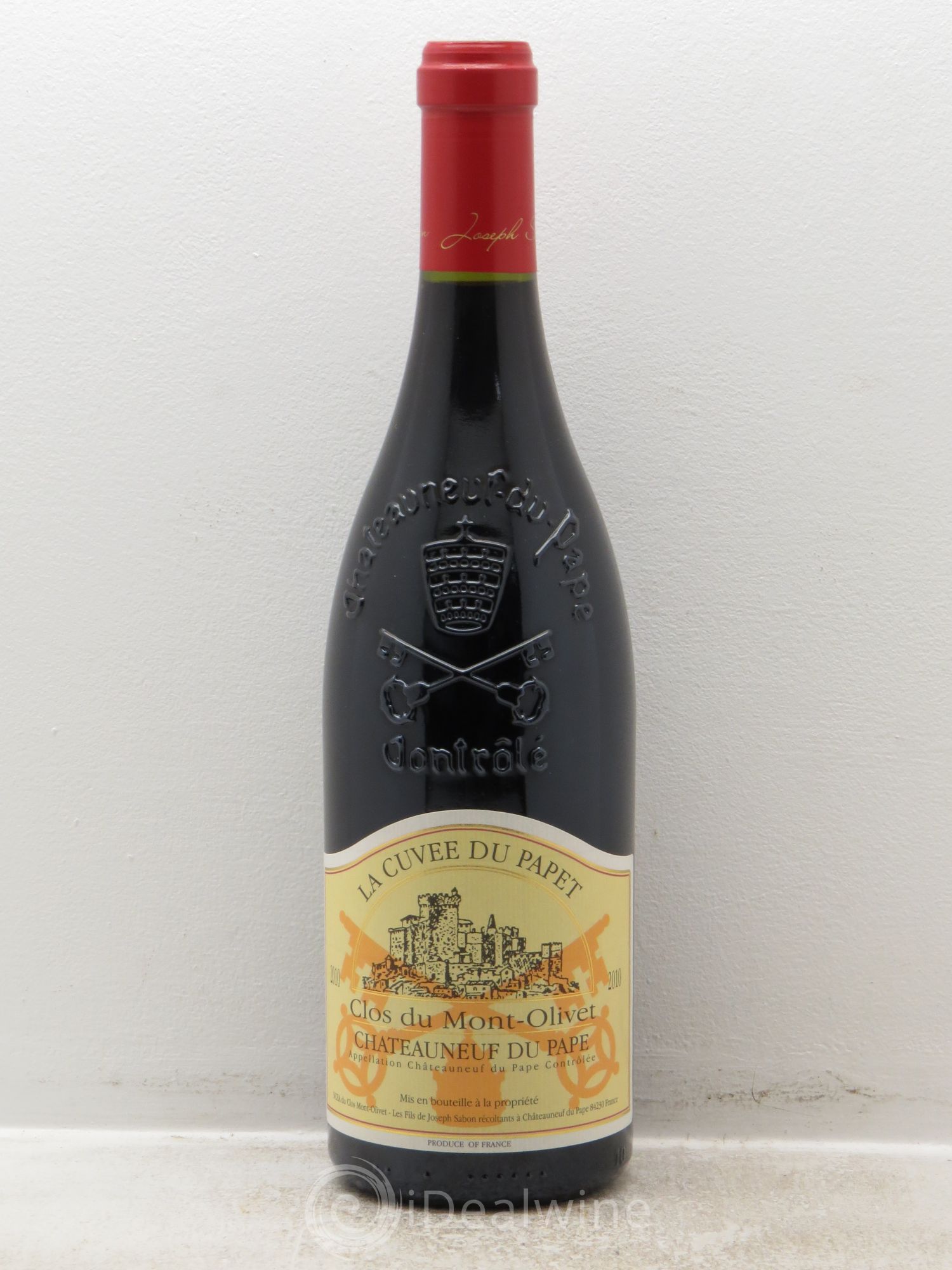 Châteauneuf-du-Pape Cuvée du Papet Clos du Mont-Olivet 2010 - Lot de 1 bouteille - 0