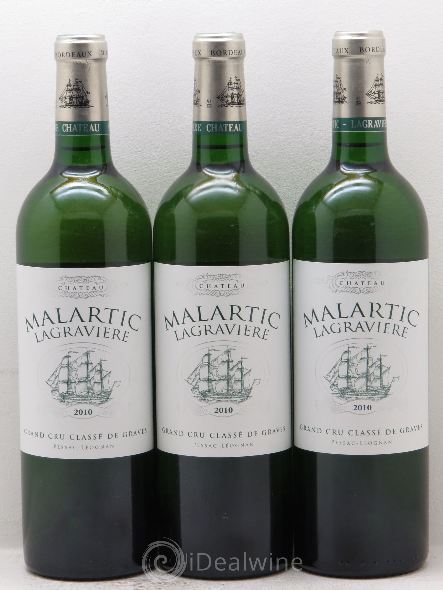 Château Malartic-Lagravière Cru Classé de Graves 2010 - Lot de 3 bouteilles - 0