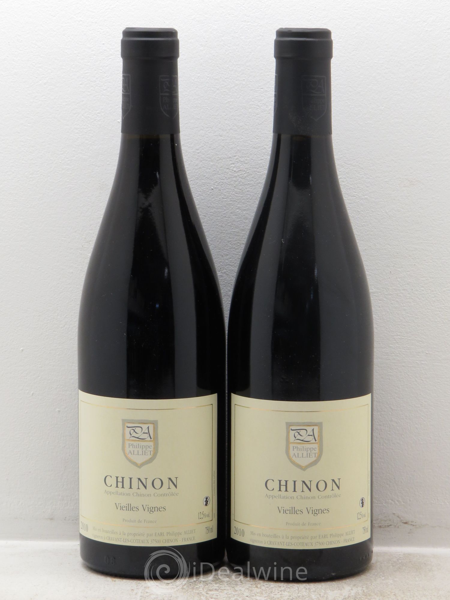 Chinon Vieilles Vignes Philippe Alliet 2010 - Lot de 2 bouteilles - 0