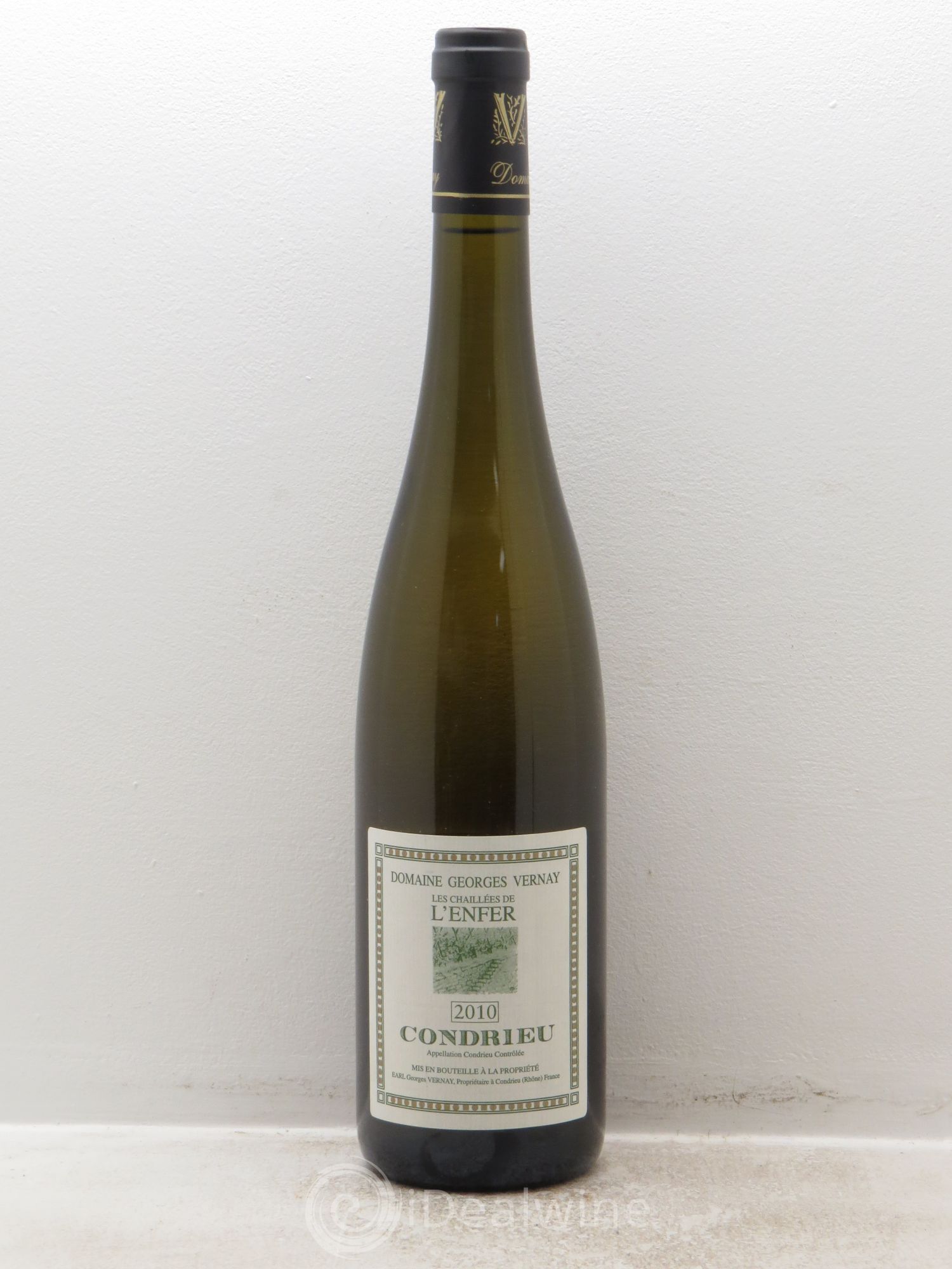 Condrieu Les Chaillées de l'Enfer Georges Vernay 2010 - Lot de 1 bouteille - 0