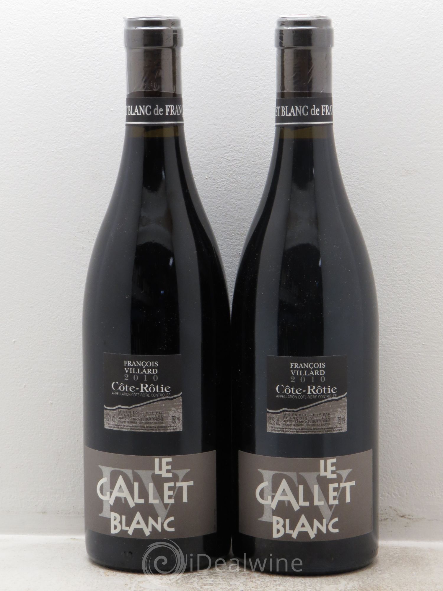 Côte-Rôtie Le Gallet Blanc François Villard 2010 - Lot de 2 bouteilles - 0
