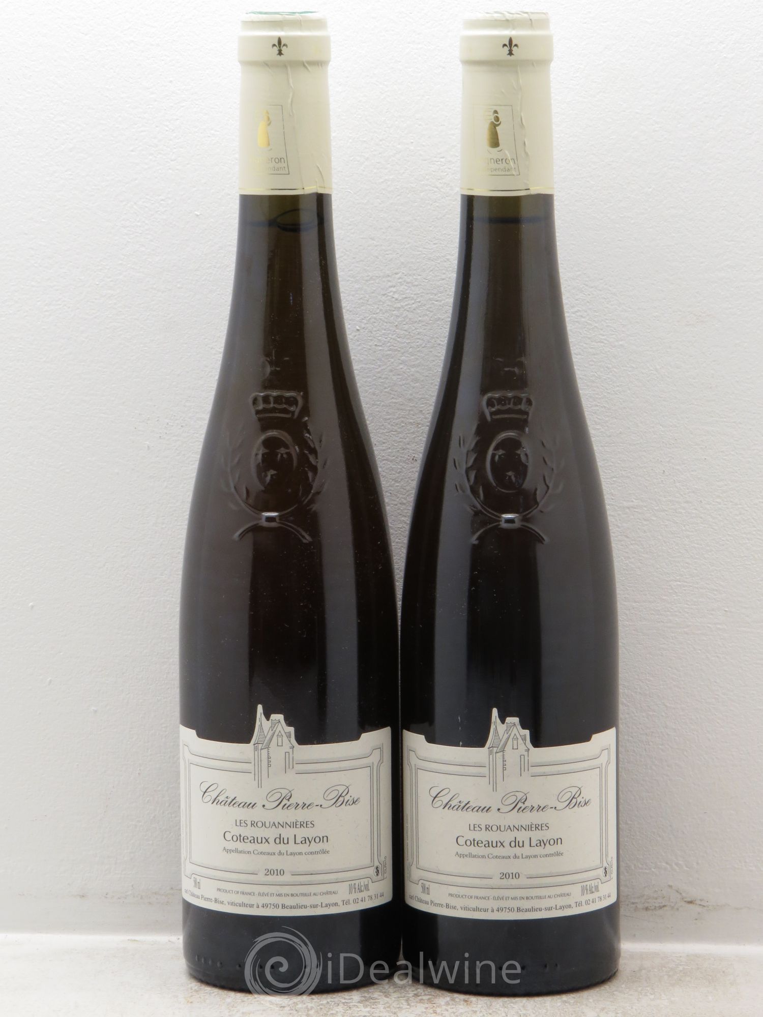 Coteaux du Layon Les Rouannières (50cl) 2010 - Lotto di 2 bottiglie - 0