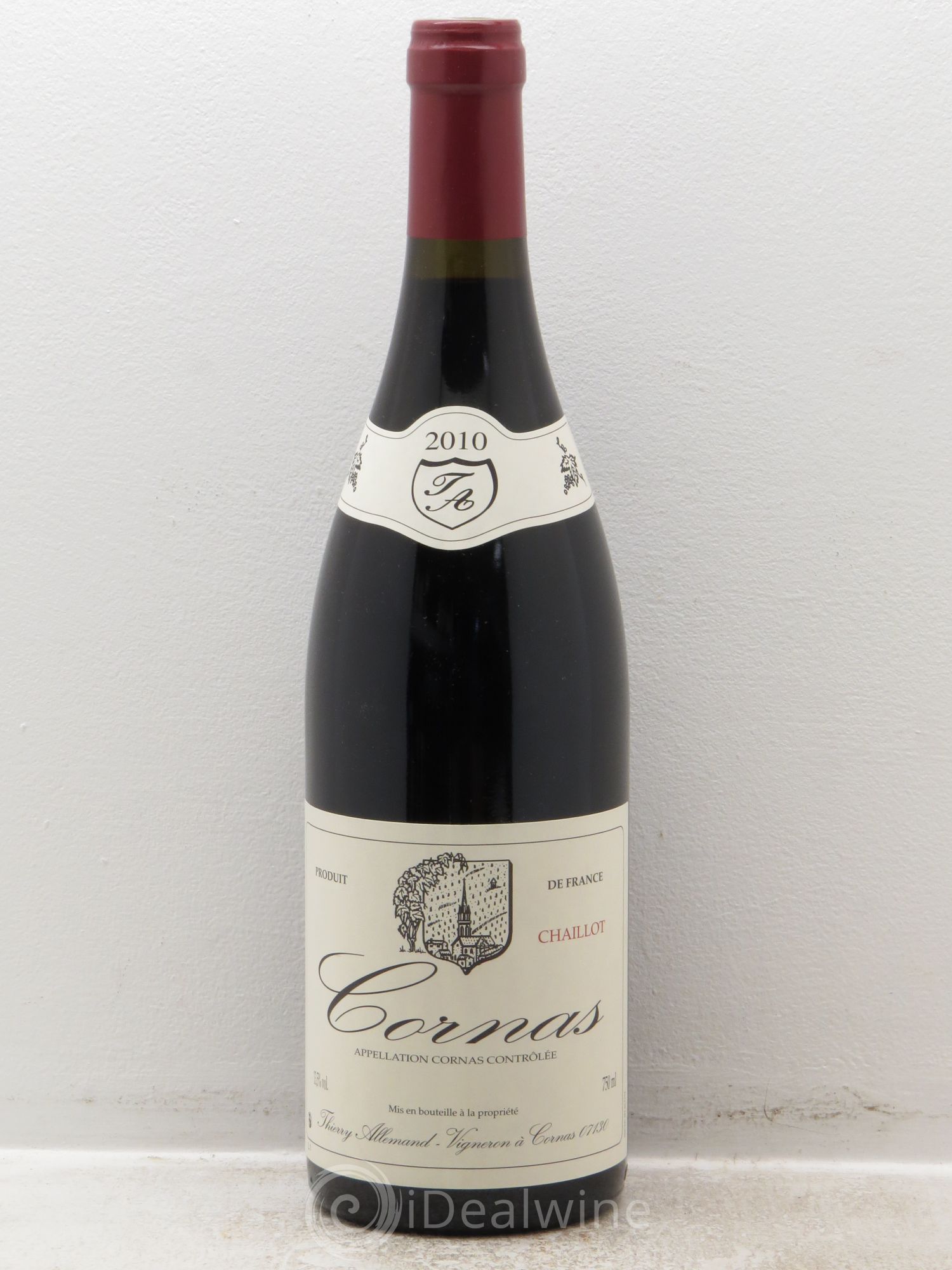 Cornas Chaillot Thierry Allemand 2010 - Lot de 1 bouteille - 0