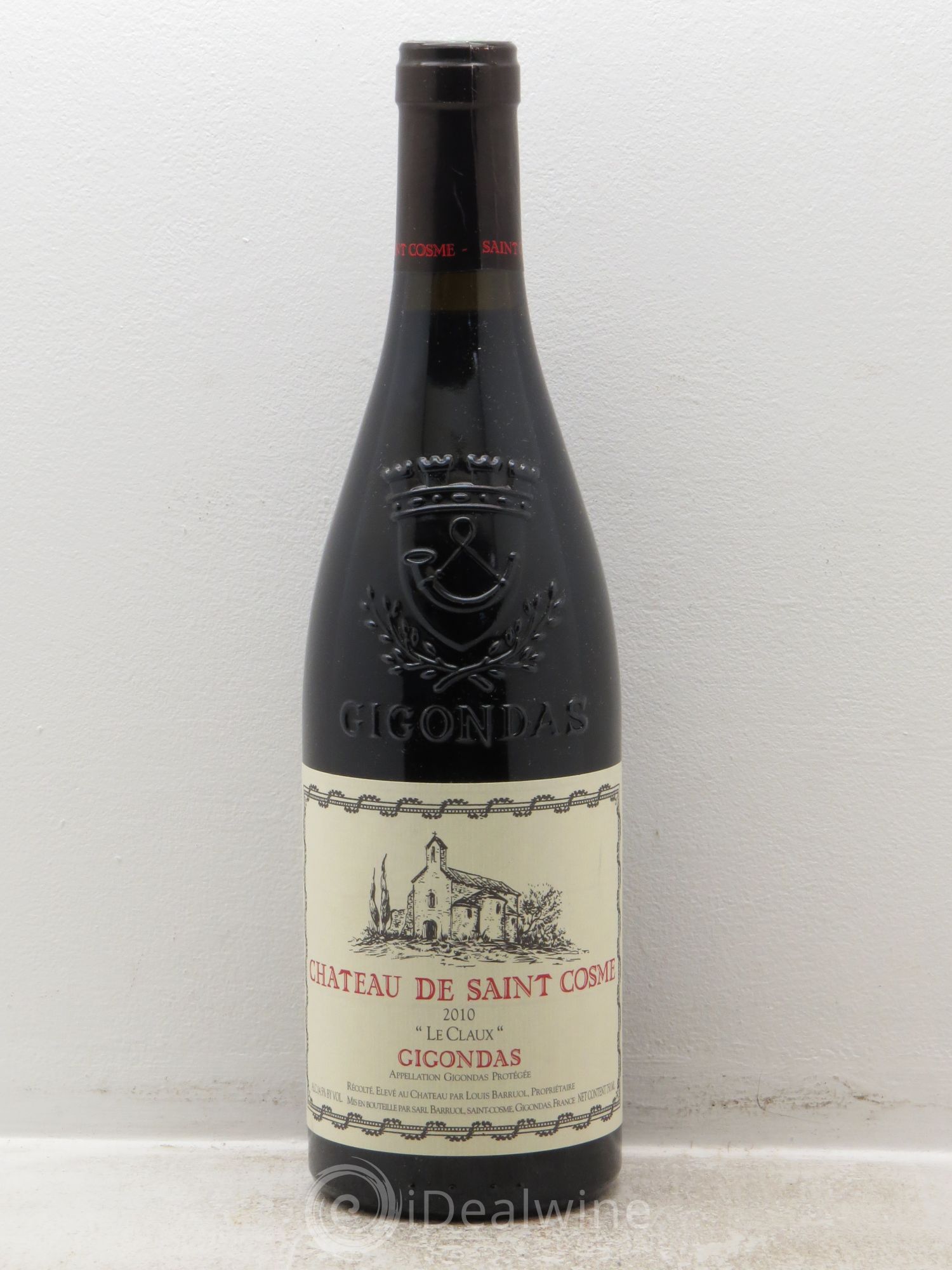 Gigondas Le Claux Saint Cosme 2010 - Lot de 1 bouteille - 0