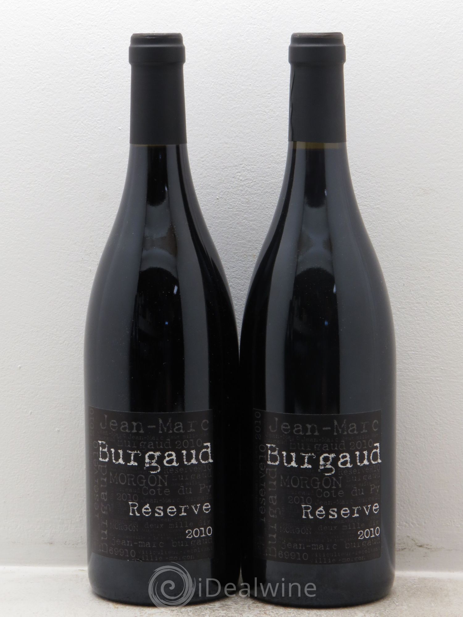 Morgon Côte du Py Réserve Jean-Marc Burgaud (Domaine) (sans prix de réserve) 2010 - Lot de 2 bouteilles - 0