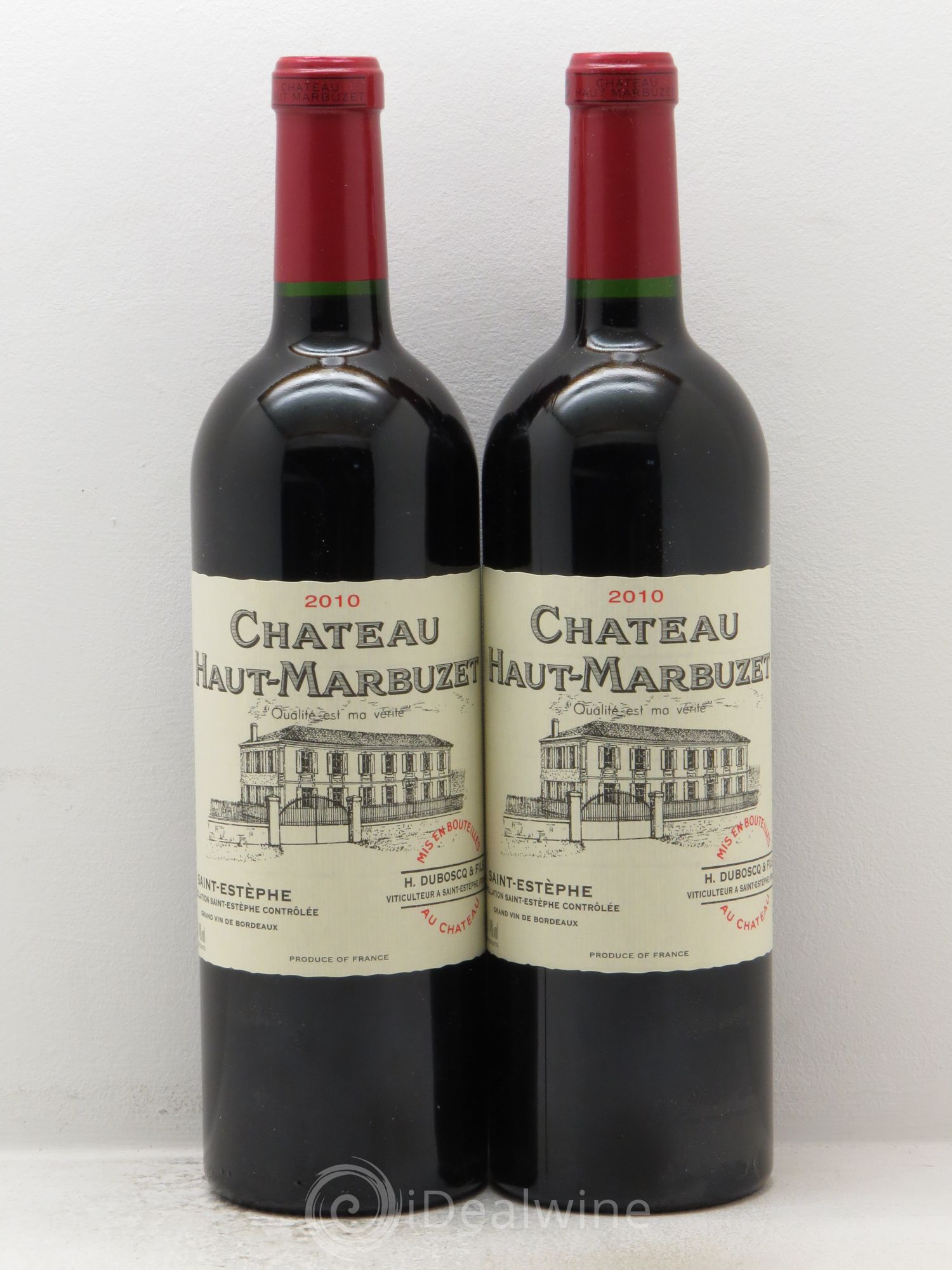 Château Haut Marbuzet 2010 - Lot de 2 bouteilles - 0