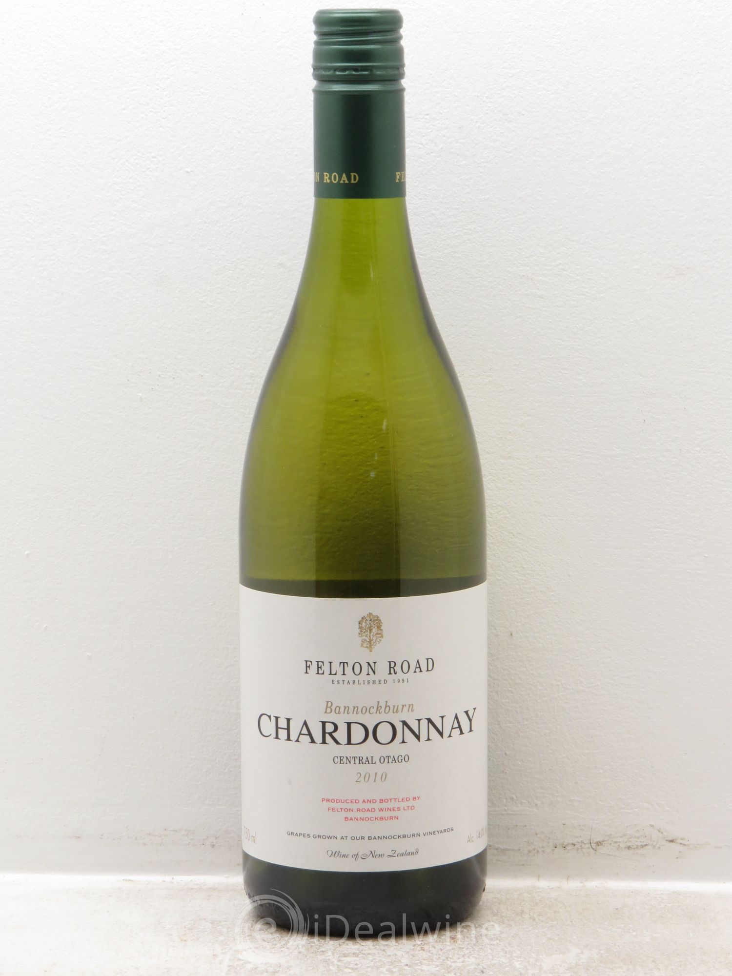 Nouvelle Zélande Chardonnay Bannockburn Felton Road Winery 2010 - Posten von 1 Flasche - 0