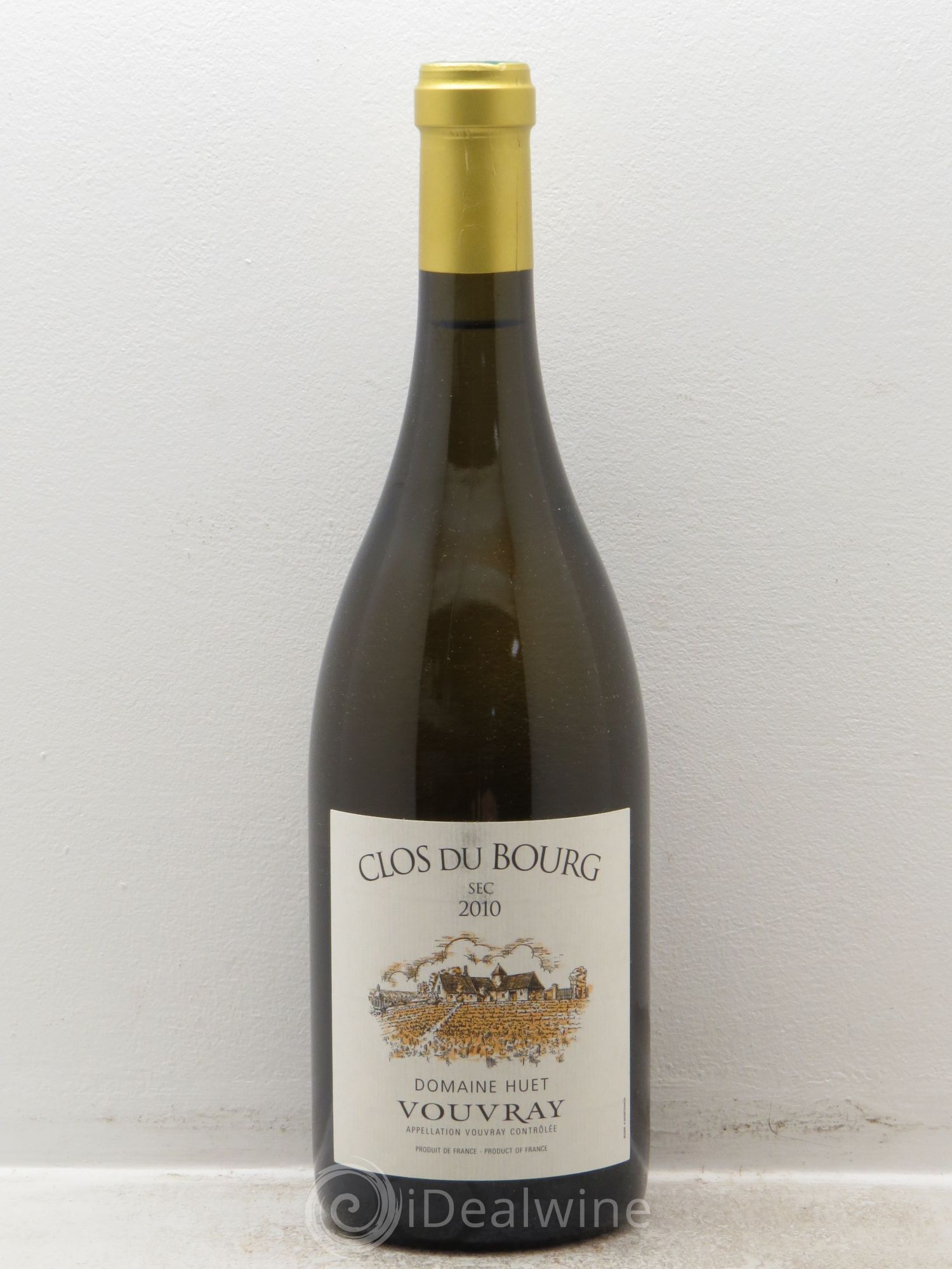 Vouvray Clos du Bourg Sec Domaine Huet 2010 - Lot de 1 bouteille - 0