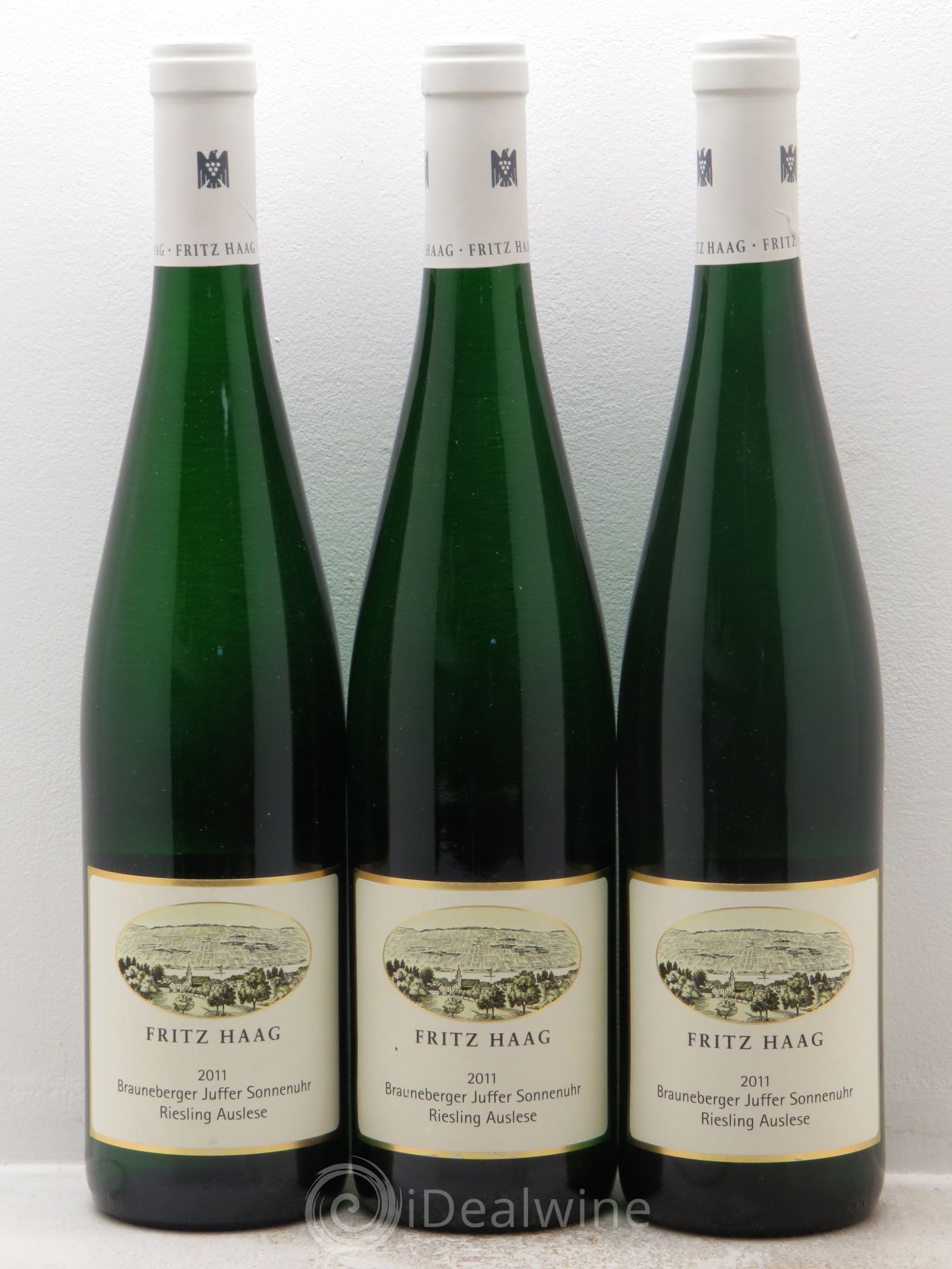 Riesling Brauneberger Juffer Sonnenuhr Auslese Fritz Haag 2011 - Posten von 3 Flaschen - 0