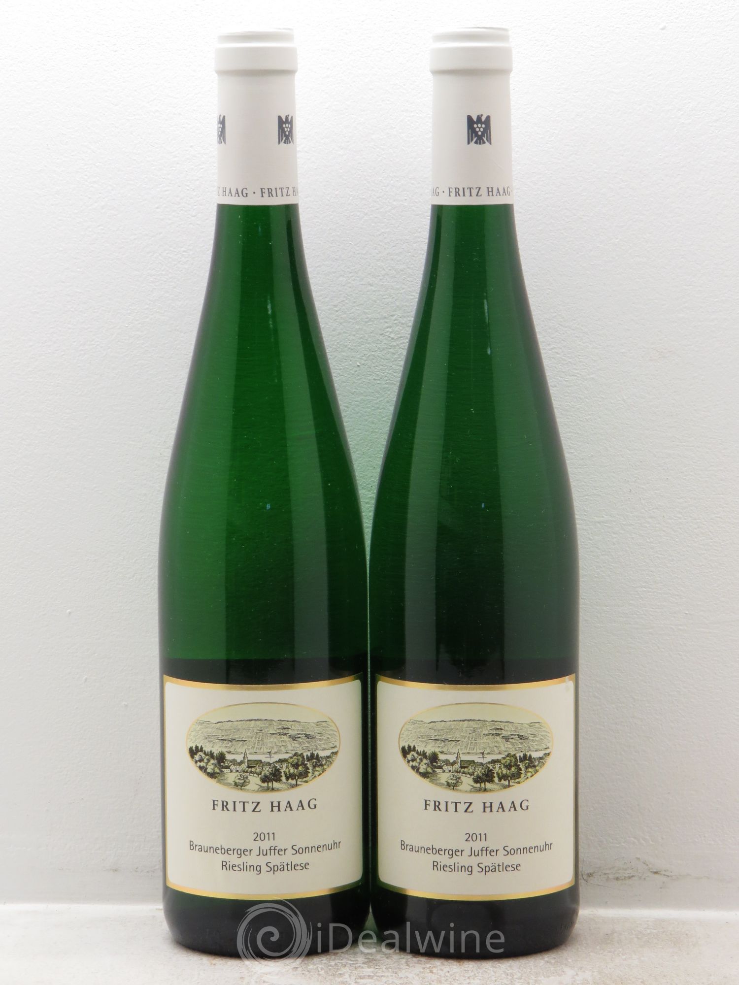 Riesling Brauneberger Juffer Sonnenuhr Spatlese Fritz Haag 2011 - Posten von 2 Flaschen - 0