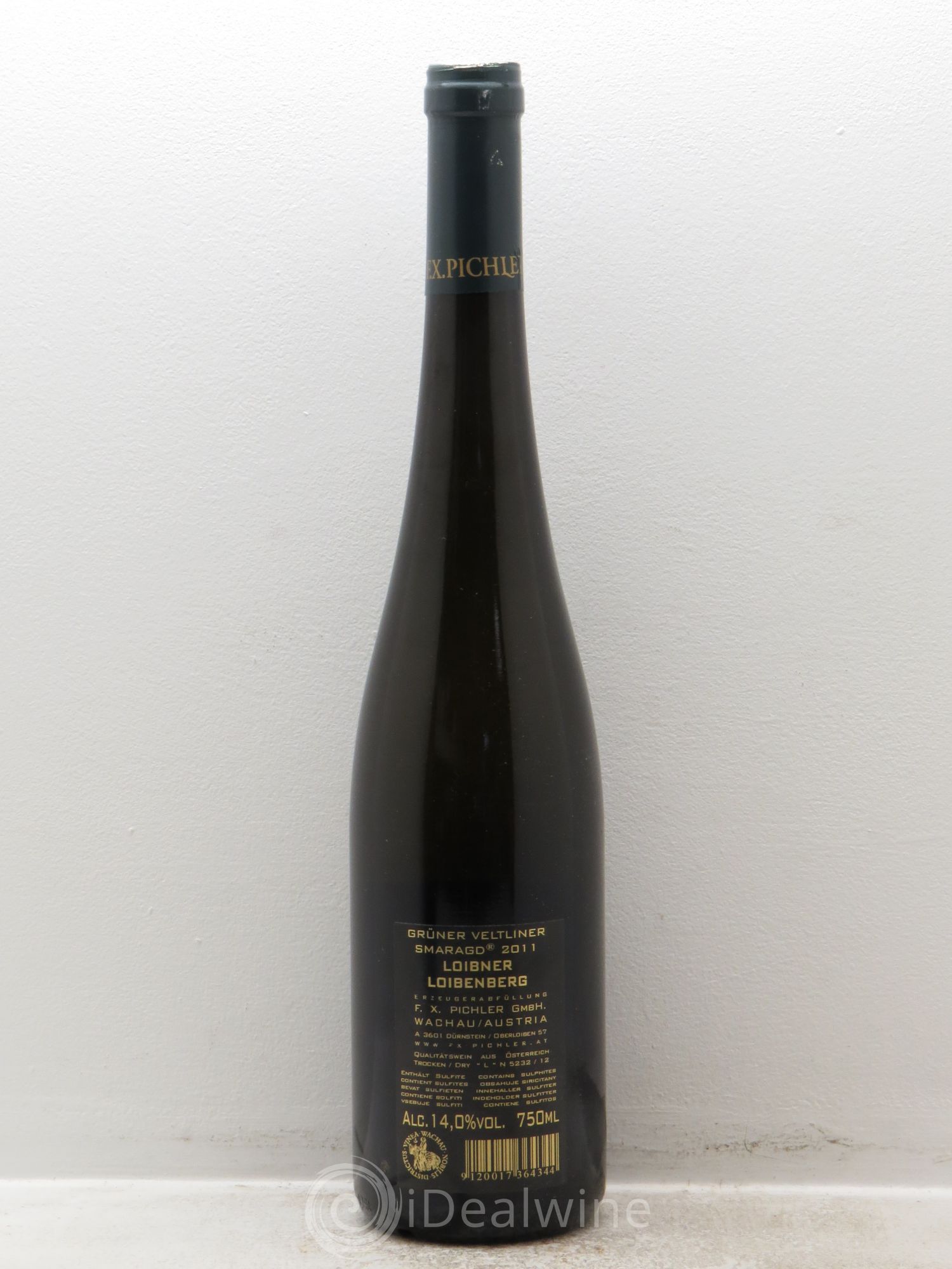 Autriche gruner Veltiner Smaragd Loibner Loibenberg Pichler FX 2011 - Posten von 1 Flasche - 1