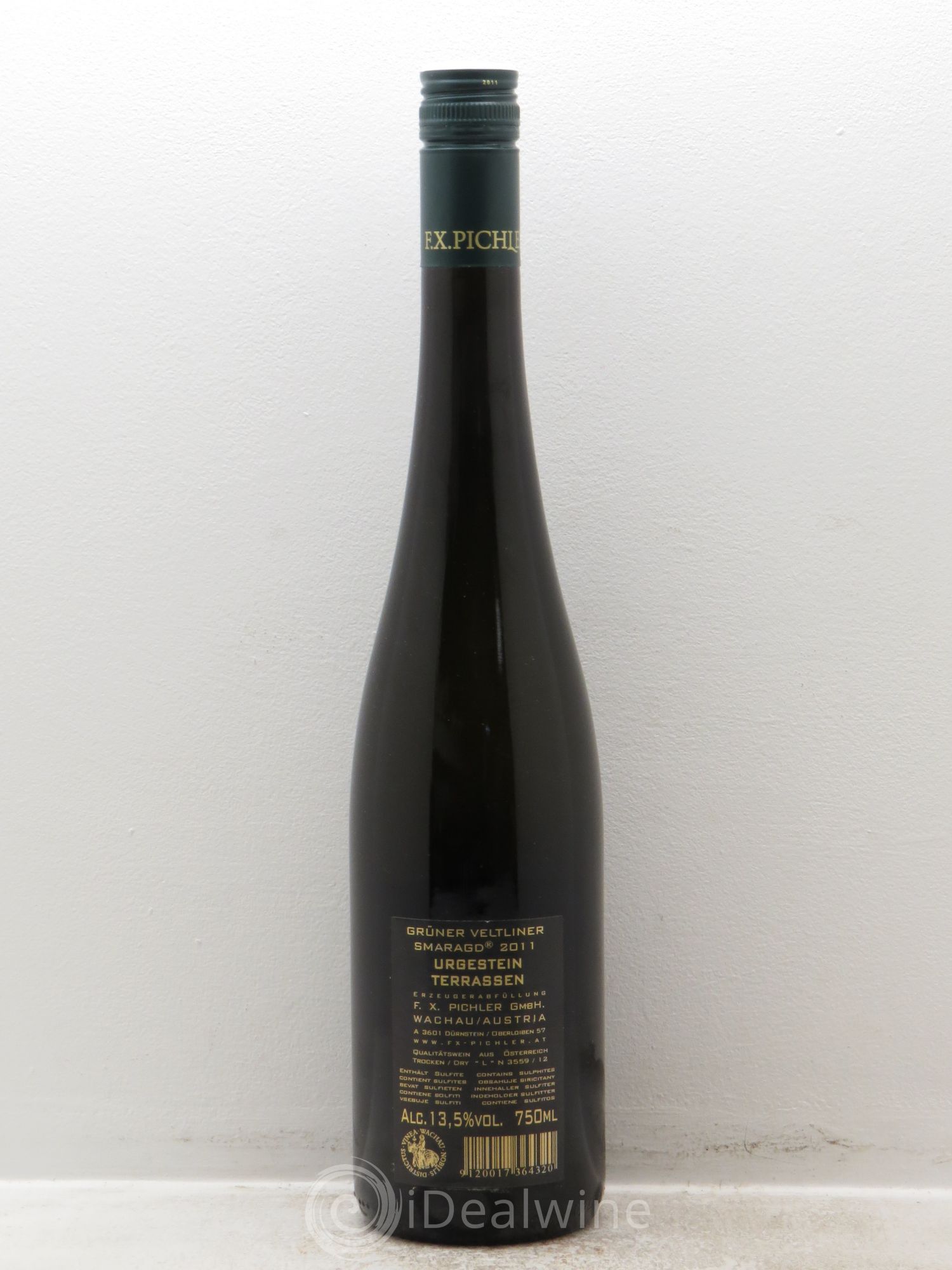 Autriche Gruner Veltiner Smaragd Urgenstein Terrassen Pichler FX 2011 - Posten von 1 Flasche - 1