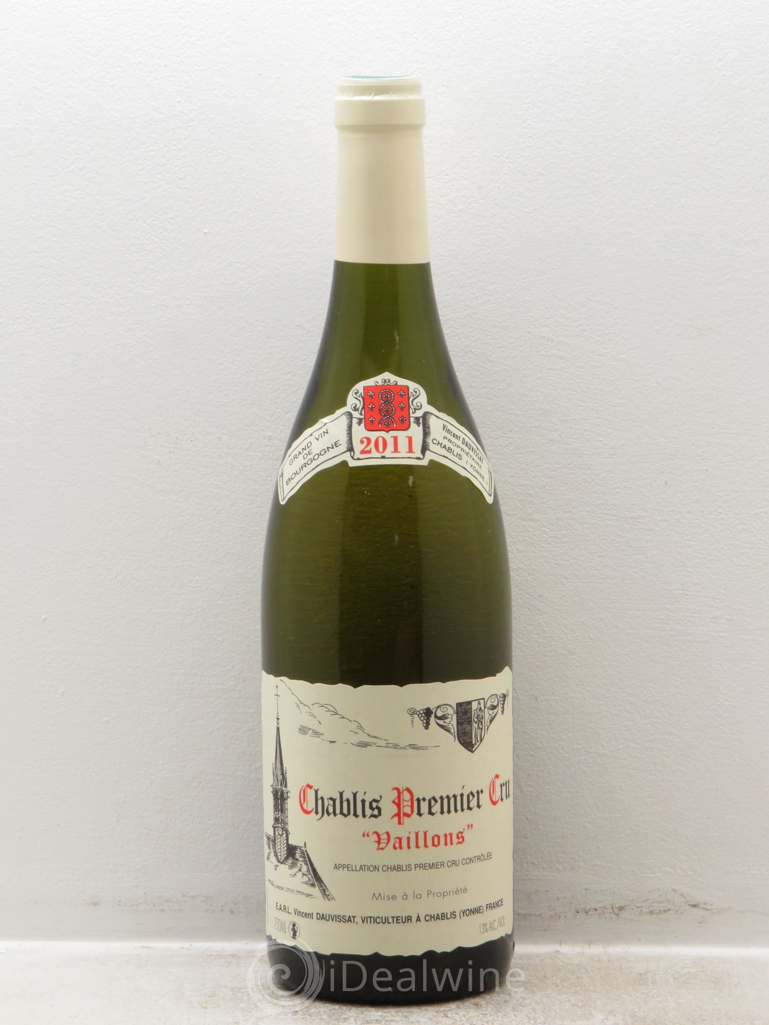 Chablis 1er Cru Vaillons Vincent Dauvissat (Domaine) 2011 - Lot de 1 bouteille - 0