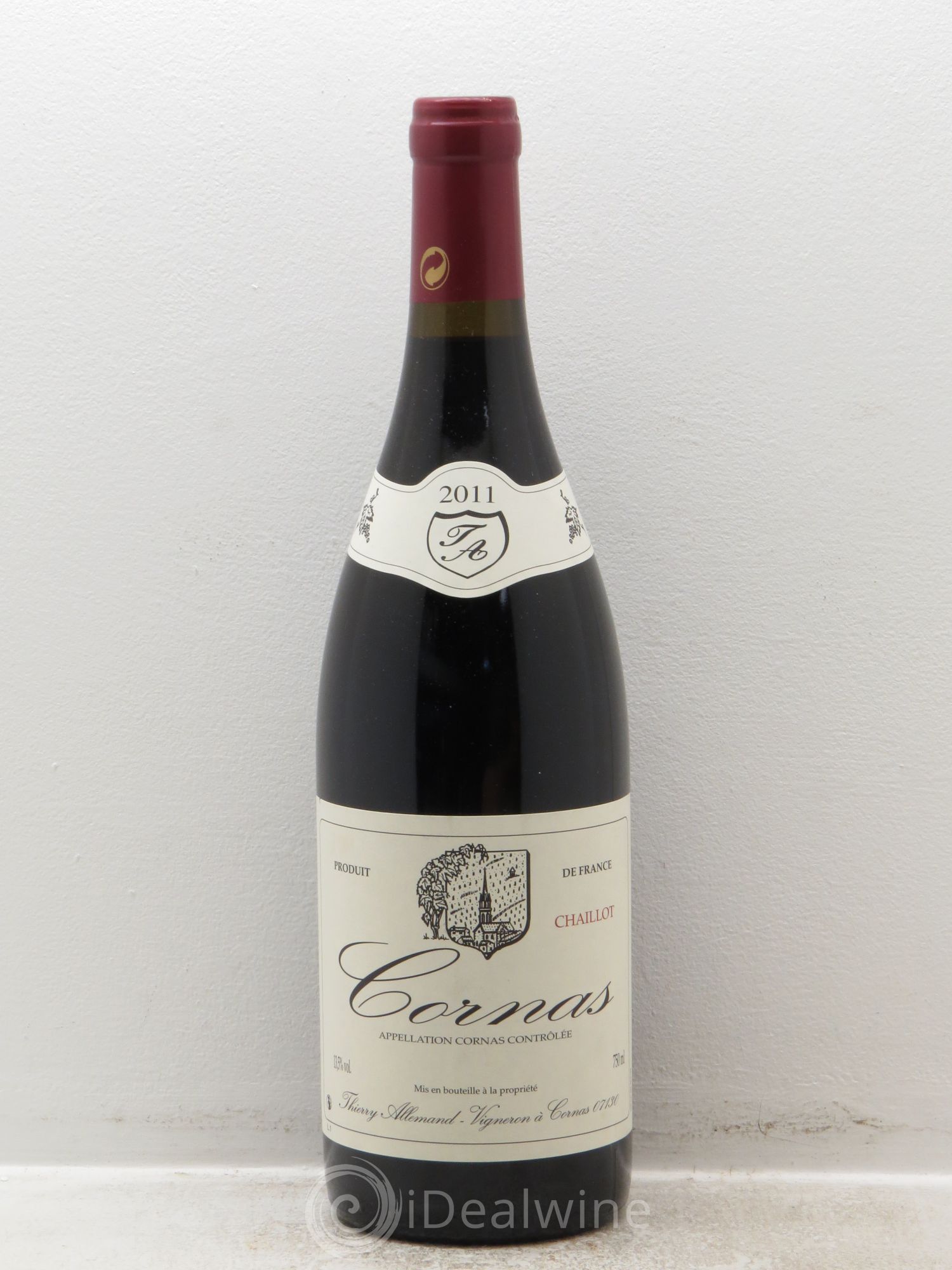 Cornas Chaillot Thierry Allemand 2011 - Lot de 1 bouteille - 0