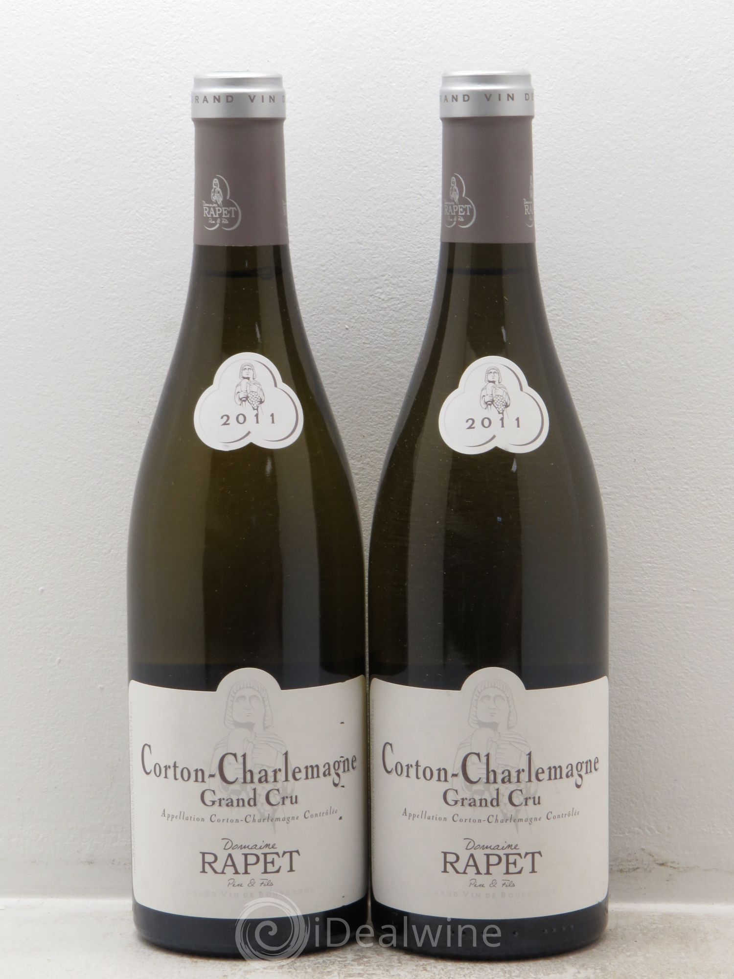 Corton-Charlemagne Grand Cru Rapet Père & Fils 2011 - Lot de 2 bouteilles - 0