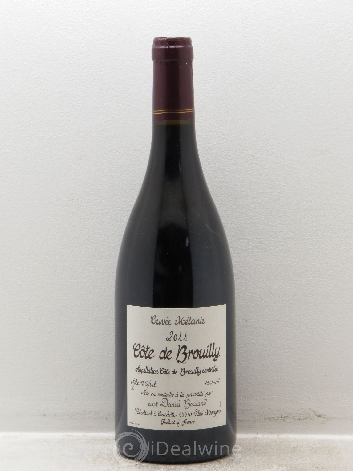 Côte de Brouilly Cuvée Mélanie - Daniel Bouland 2011 - Posten von 1 Flasche - 0