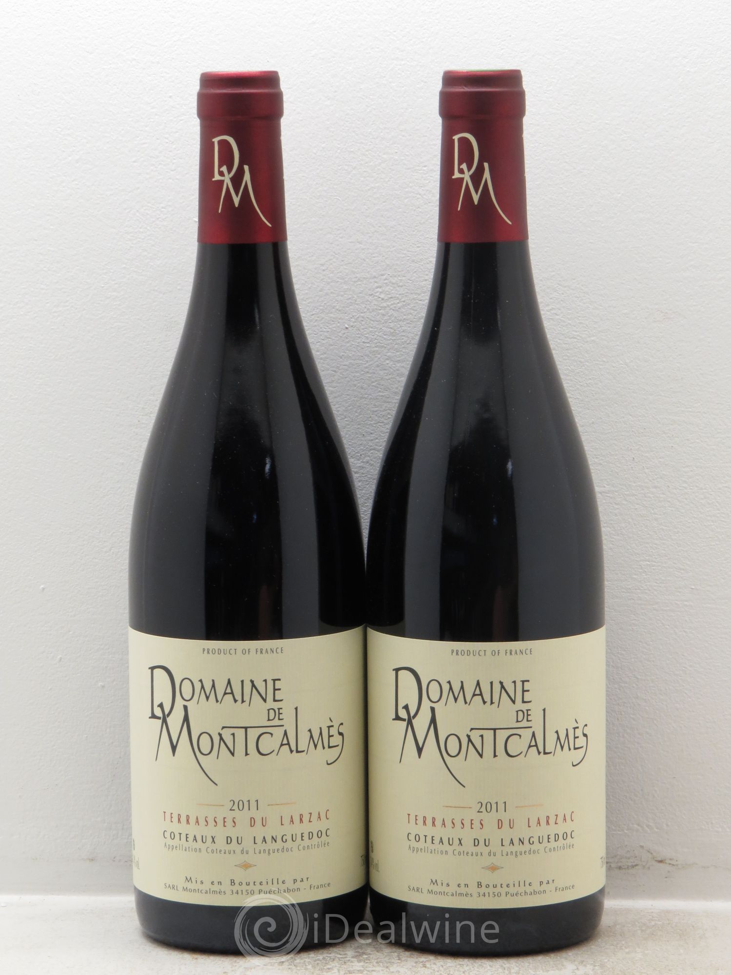 Terrasses du Larzac Domaine de Montcalmès Frédéric Pourtalié 2011 - Lot de 2 bouteilles - 0