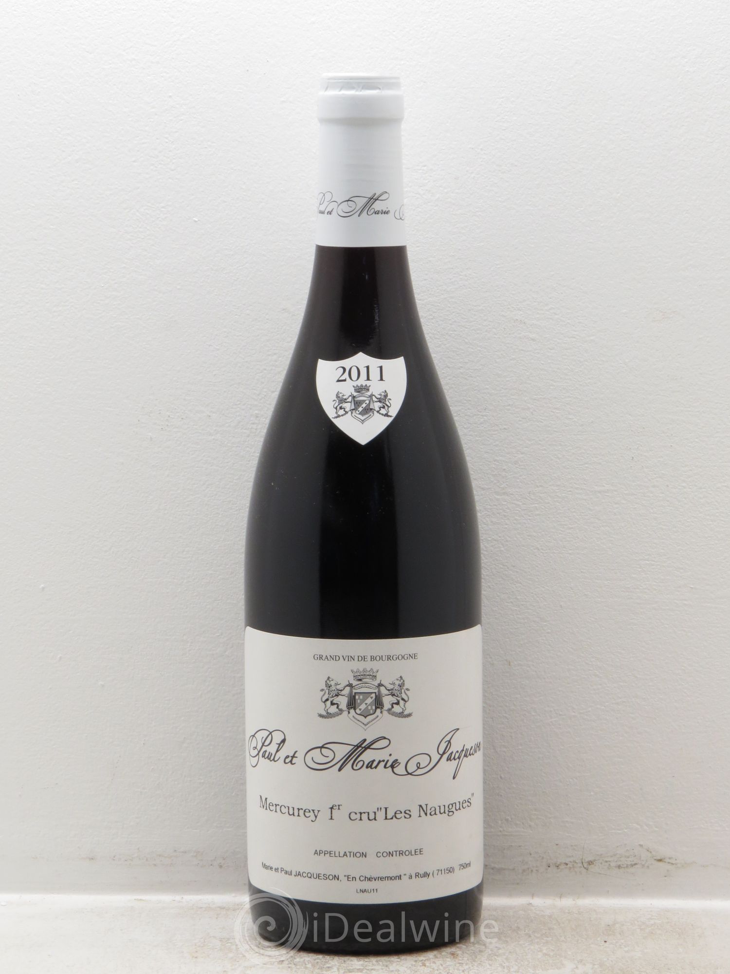 Mercurey 1er Cru Les Naugues - P&M Jacqueson 2011 - Posten von 1 Flasche - 0